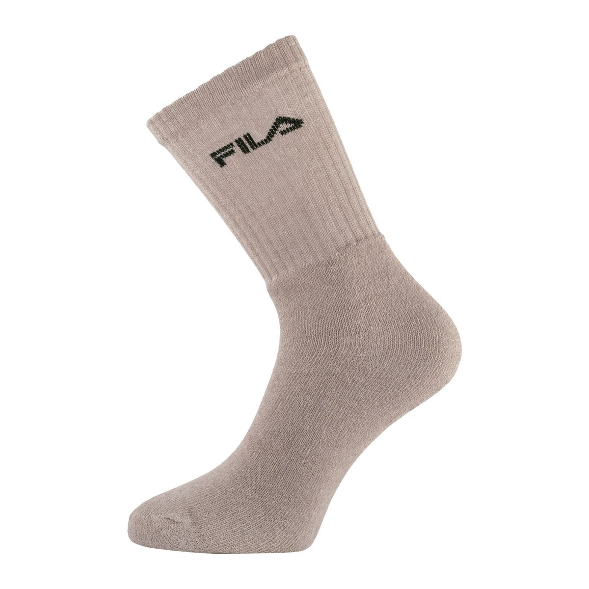 Lot De 6 Chaussette Coton Régénéré blanc/beige/sable/marron clair/kaki/noir, FILA