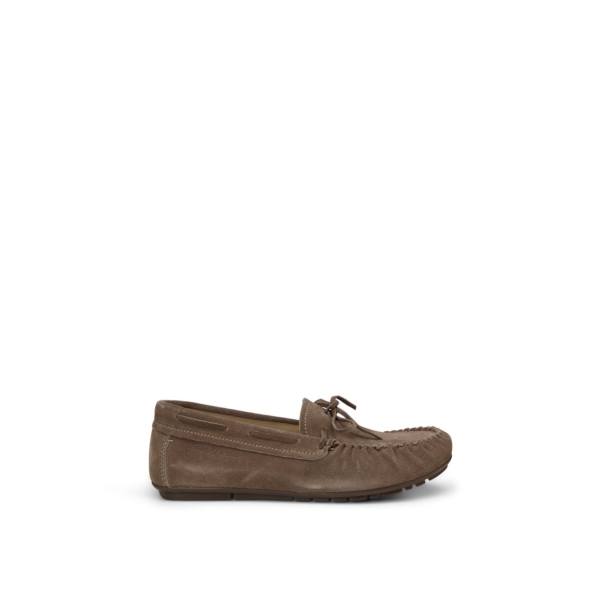 Mocassin modèle Valentina en cuir velours doux marron, MARC O'POLO