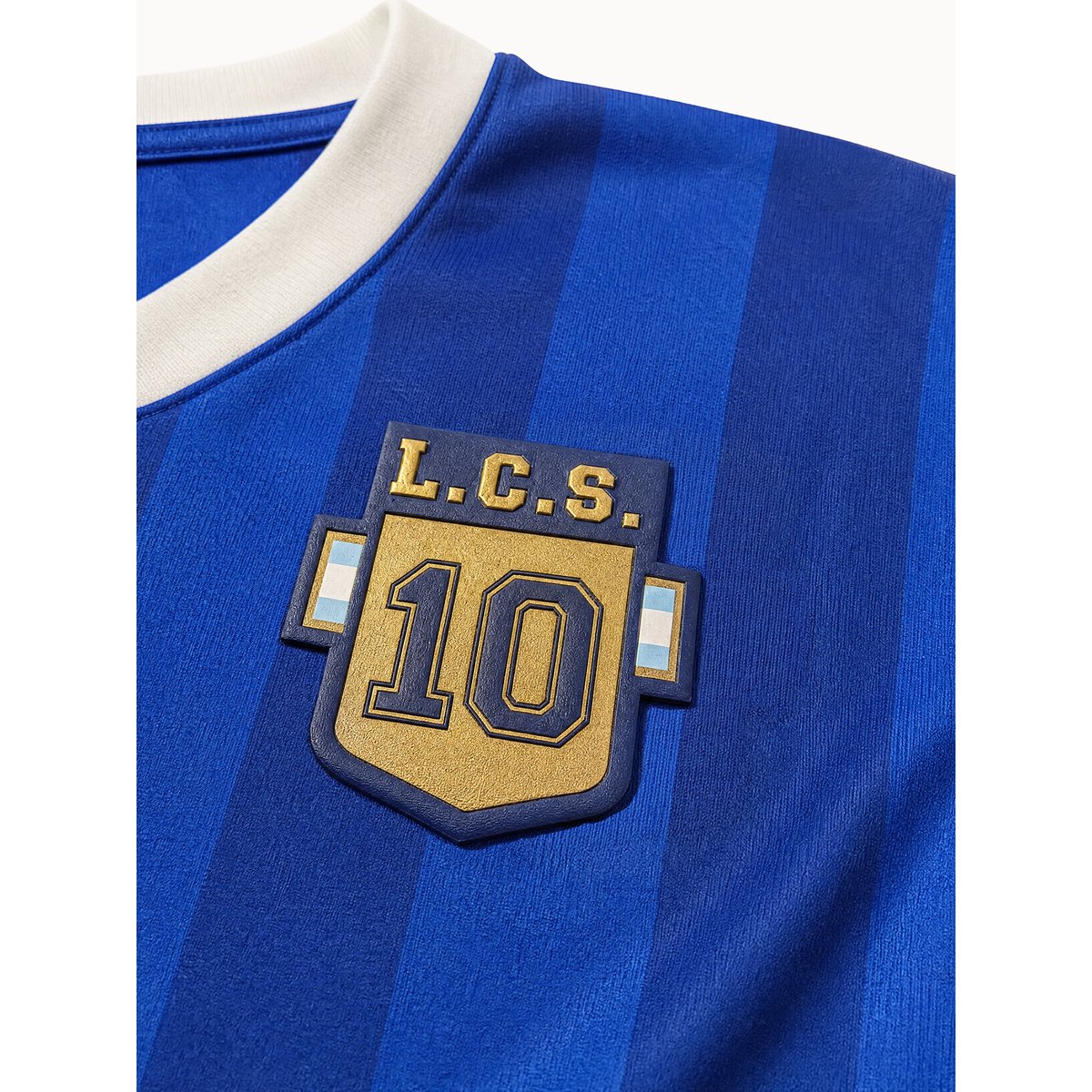 Maillot de foot relax Le Coq Sportif x Maradona LCS CUP bluing/bluing intense, LE COQ SPORTIF