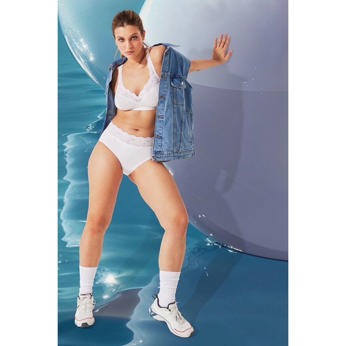 Cuecas midi Romance (lote 3+1 grátis) branco, SLOGGI