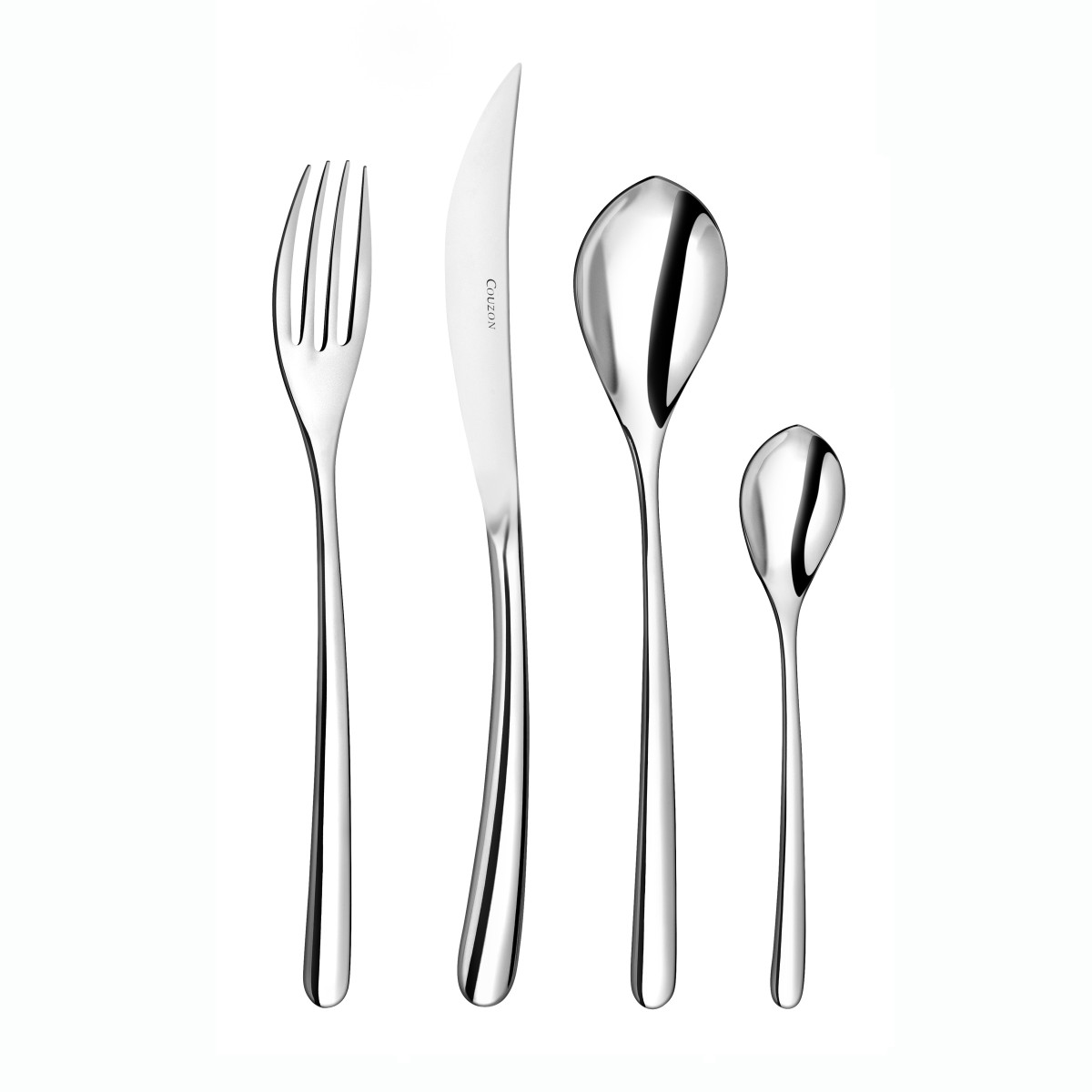 24 couverts de table avec support de rangement nomade - ELIXIR inox, COUZON