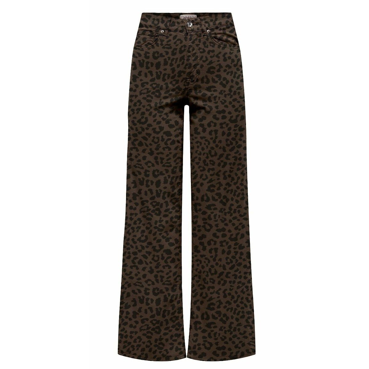Jean imprimé léopard taille haute imprimé léopard, ONLY