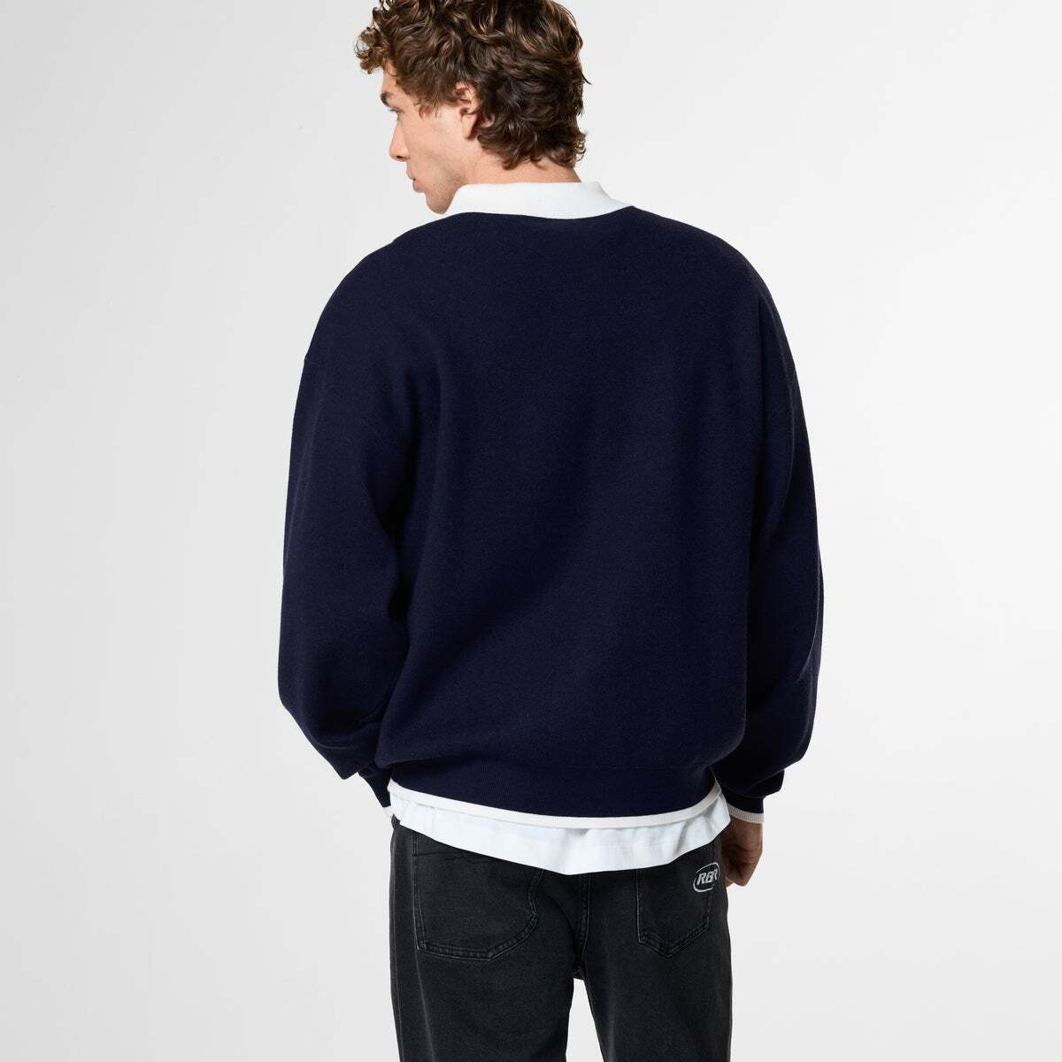 Red Bull Racing Pull En Maille À Col Polo marine, PEPE JEANS