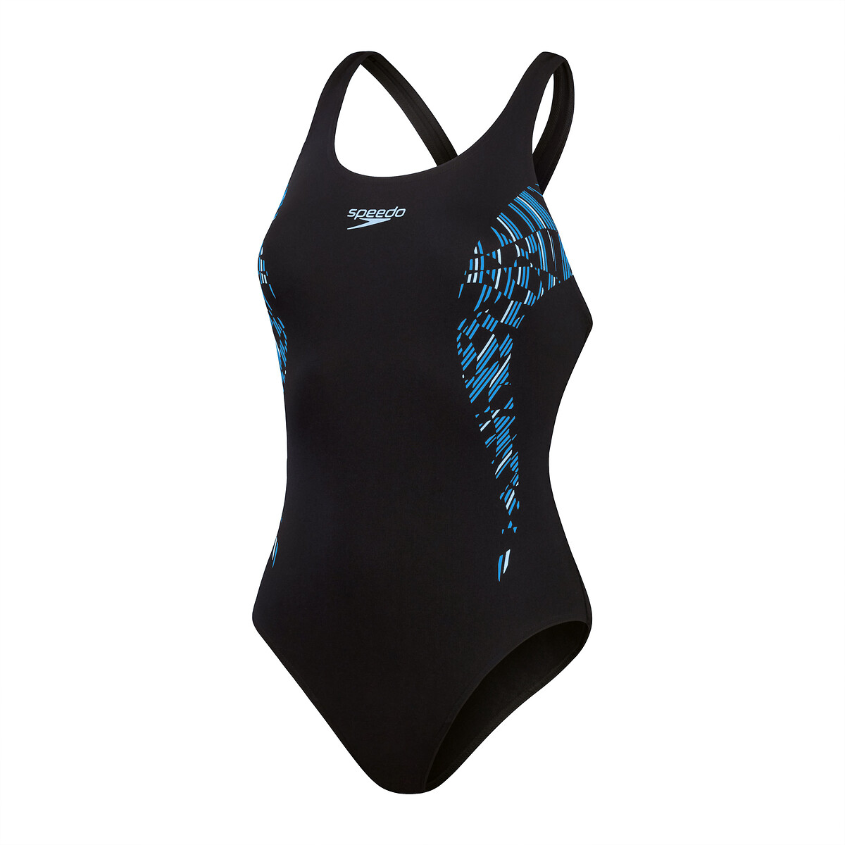 Muscleback Pool Swimsuit black/blue, SPEEDO