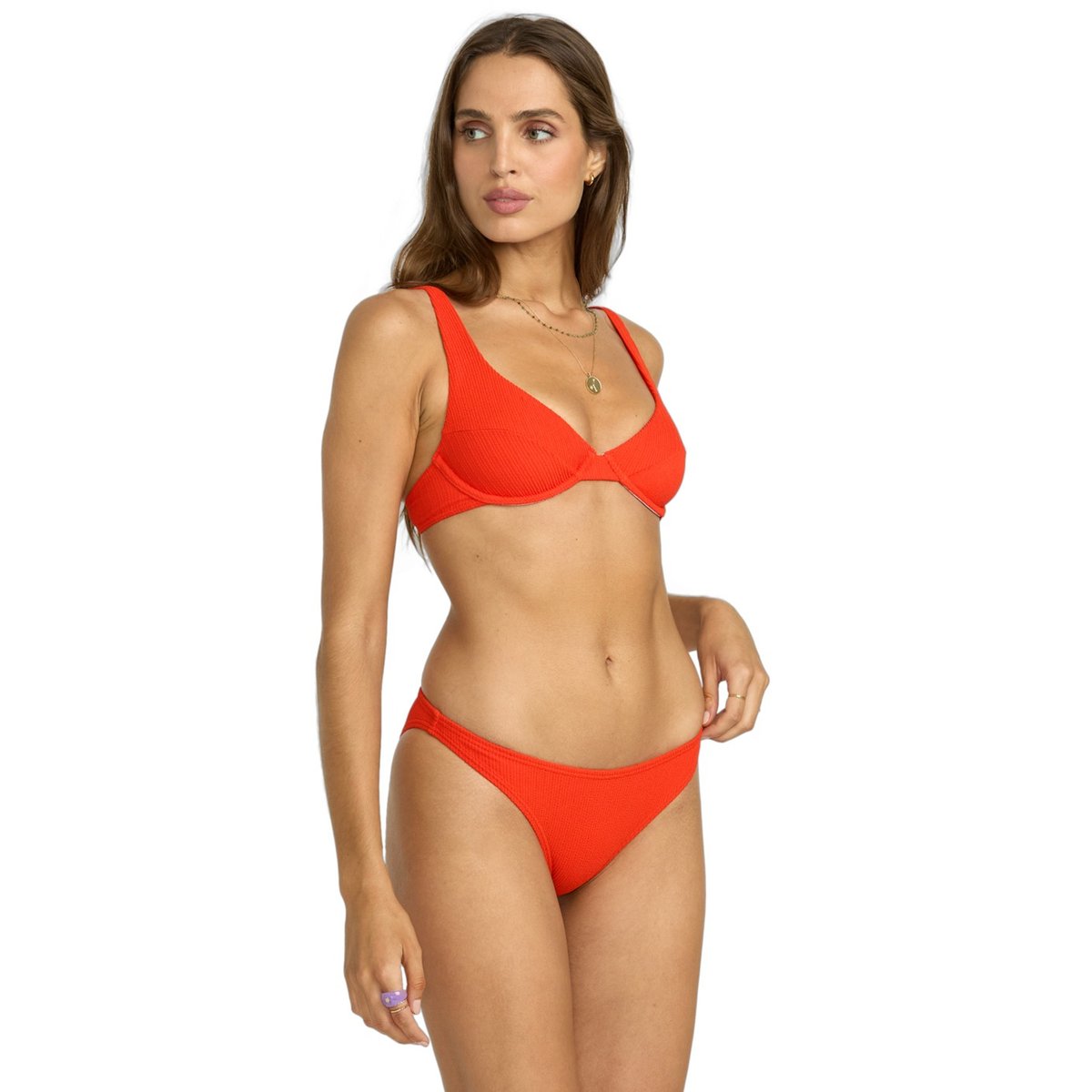Bas de bikinis RED ALOHA rouge red aloha, BILLABONG