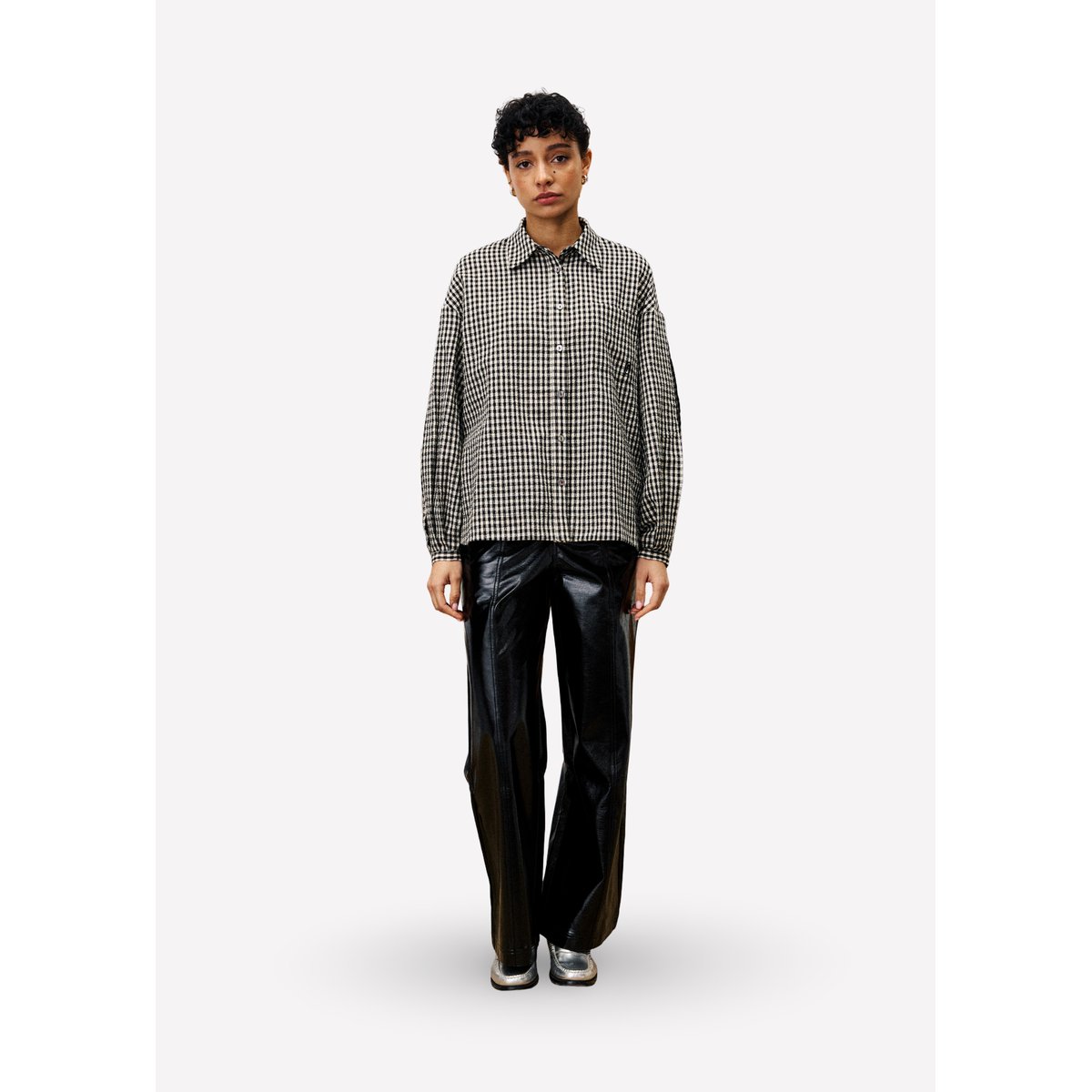 Chemise en coton RAVEN noir, FRNCH