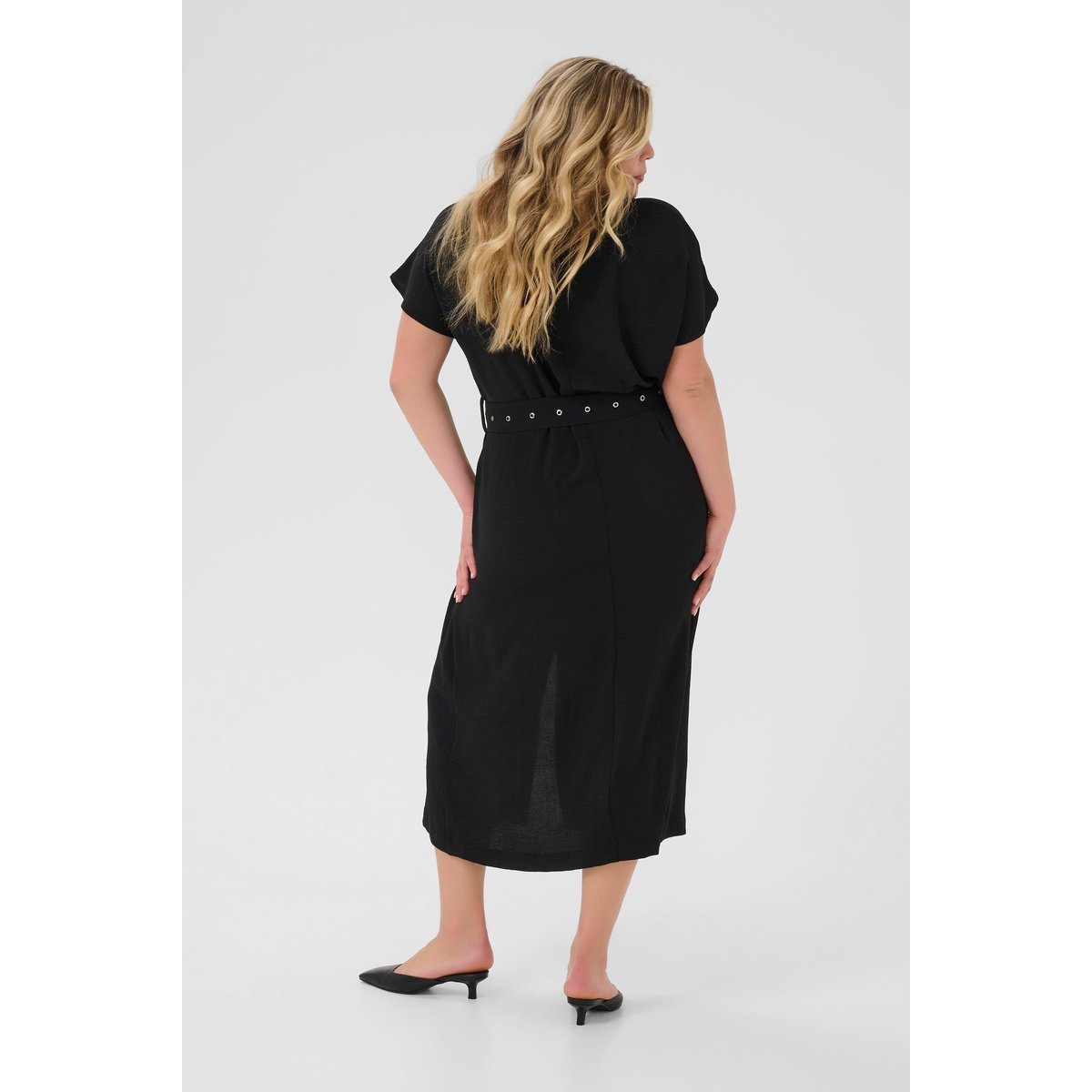 Robe noir black deep, KAFFE CURVE