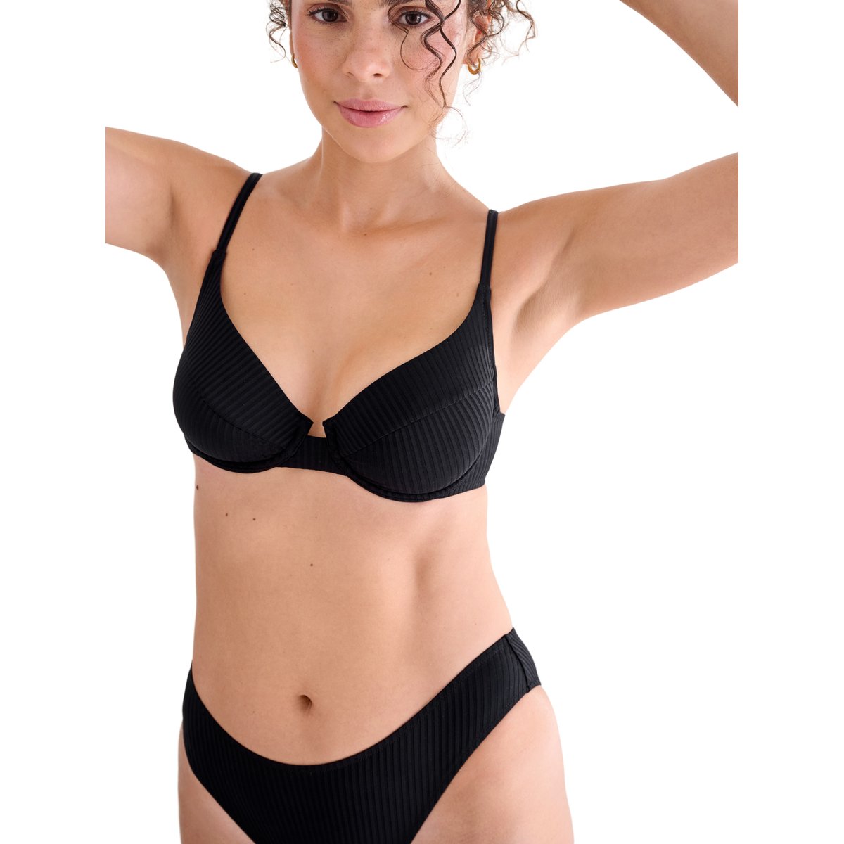 Haut maillot de bain armaturé FLORIDA noir, LISCA
