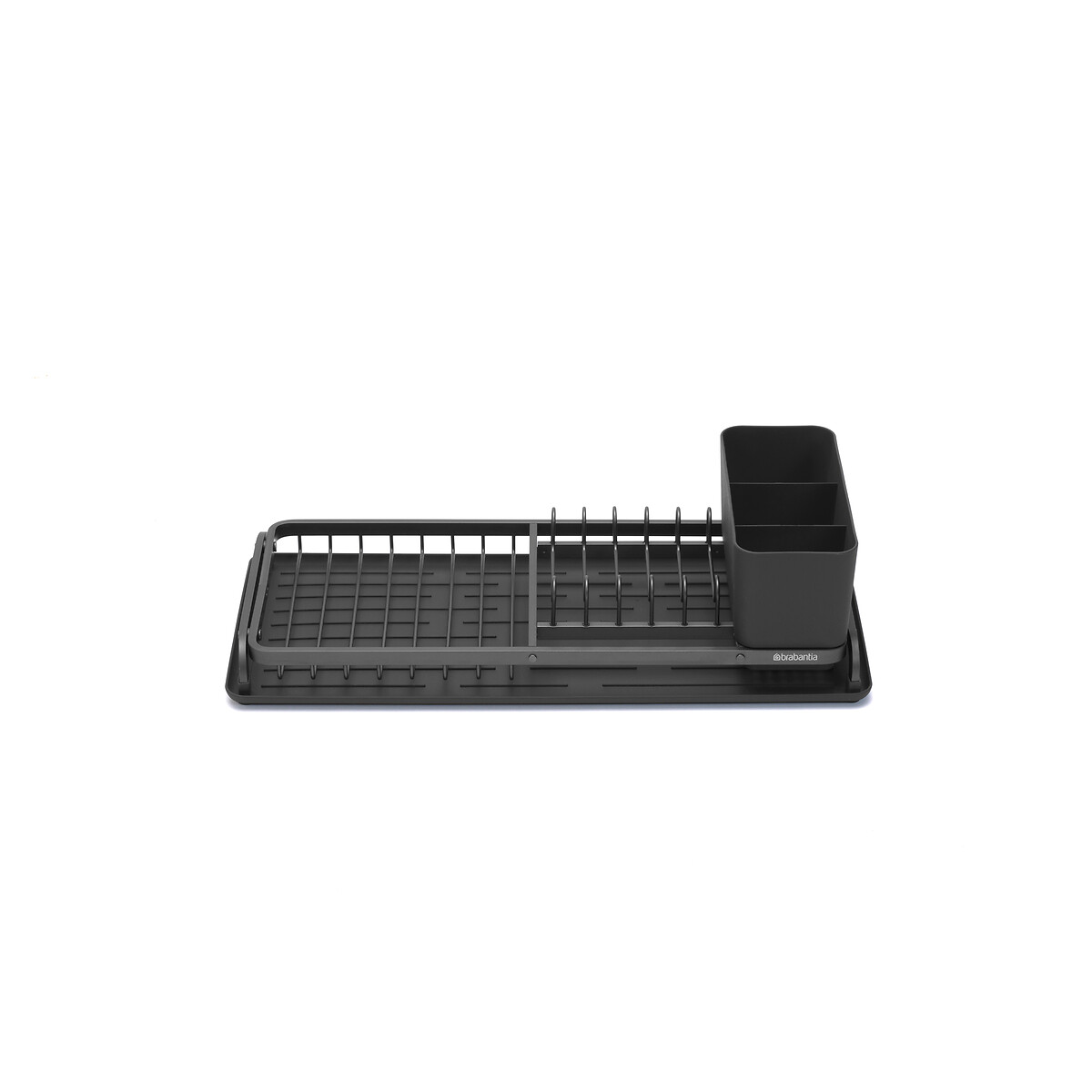 Compact Dish Drying Rack dark grey, BRABANTIA