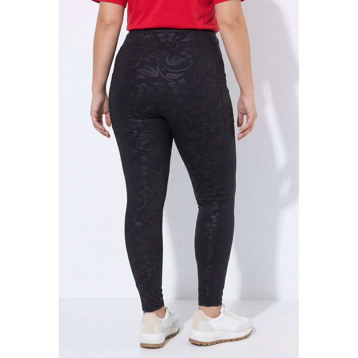 Legging de sport, taille haute et élastique noir, ULLA POPKEN