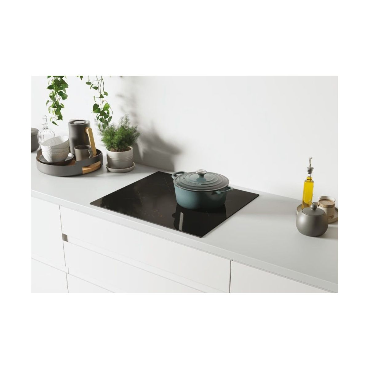 Plaque induction RICD36C3D/E1 couleur unique, ROSIERES