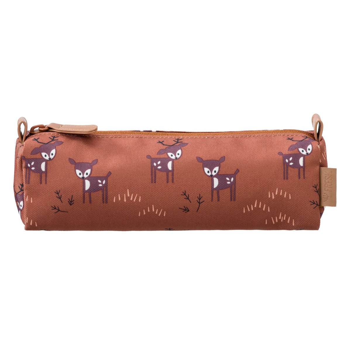 Trousse scolaire Cerf marron glacé - Fresk marron, FRESK