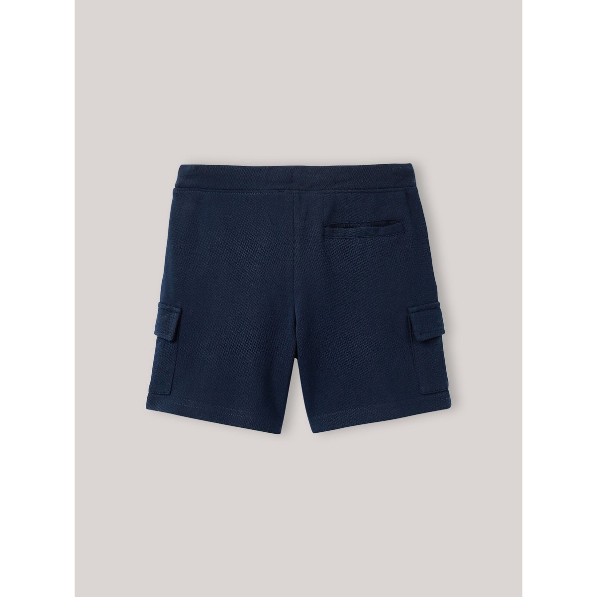 Short en maille piquée  - coton biologique marine, CYRILLUS