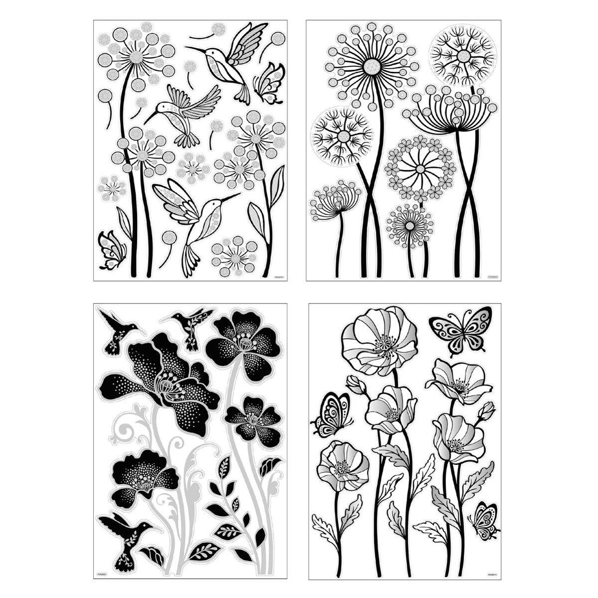 Sticker mural RELIEF multicolore, ATMOSPHERA