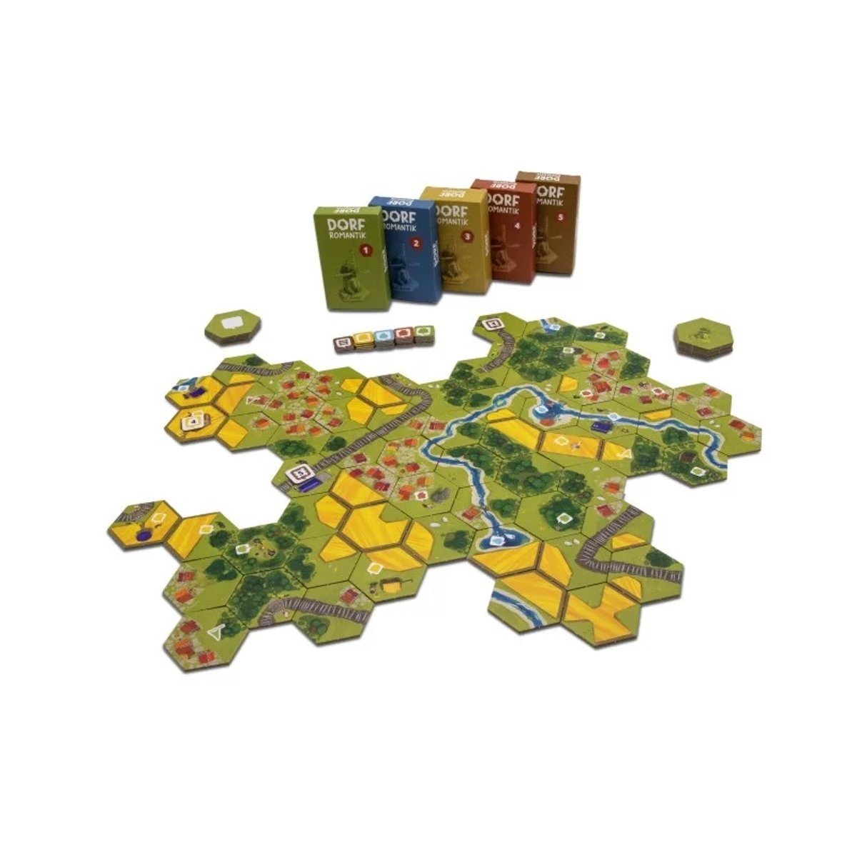 Dorfromantik le jeu de société vert, GIGAMIC