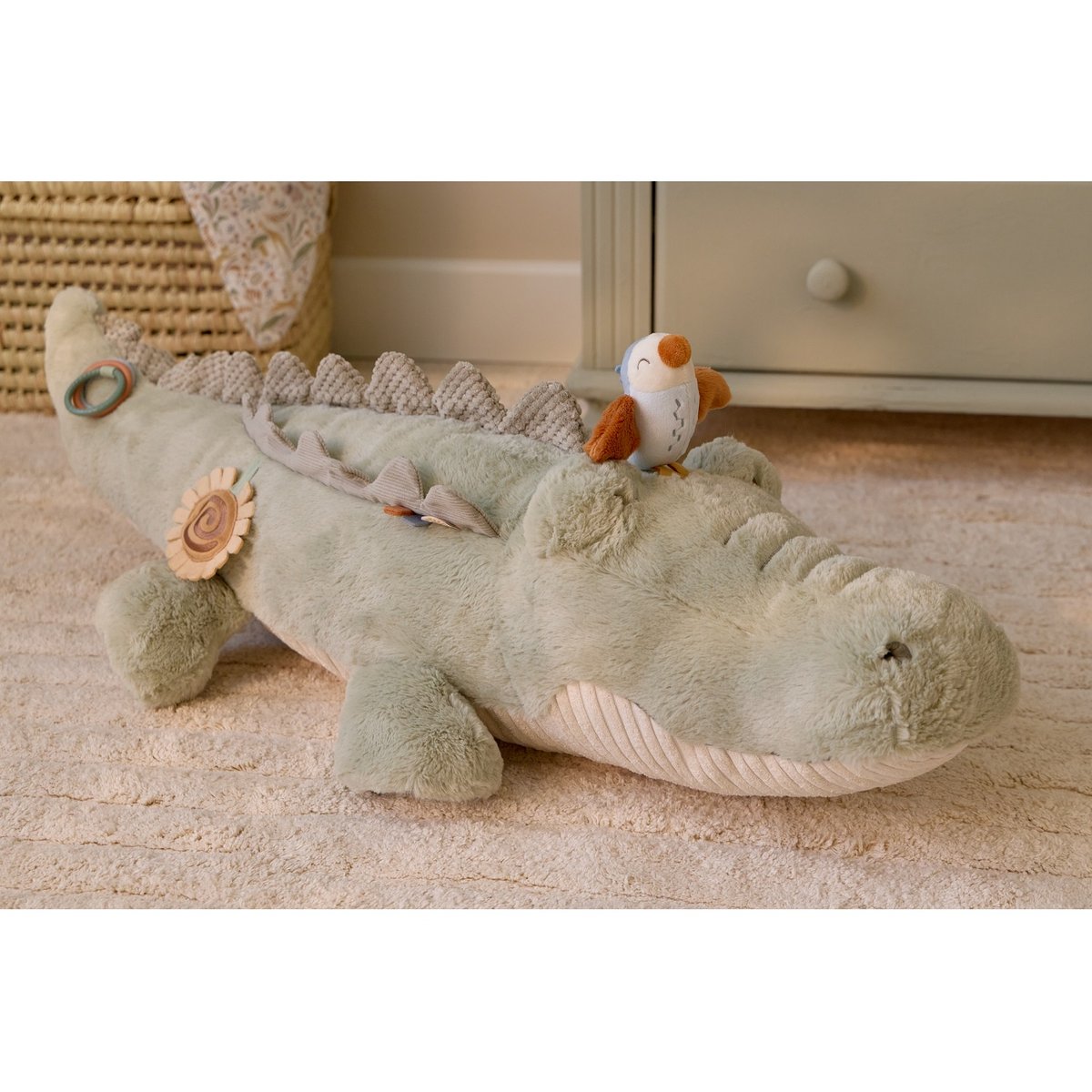 Peluche d'activités vert, LITTLE DUTCH