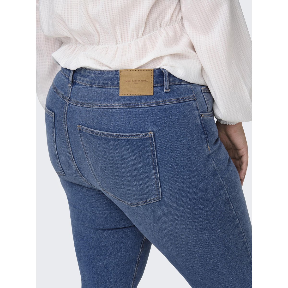 Jean Skinny light blue denim, ONLY CARMAKOMA