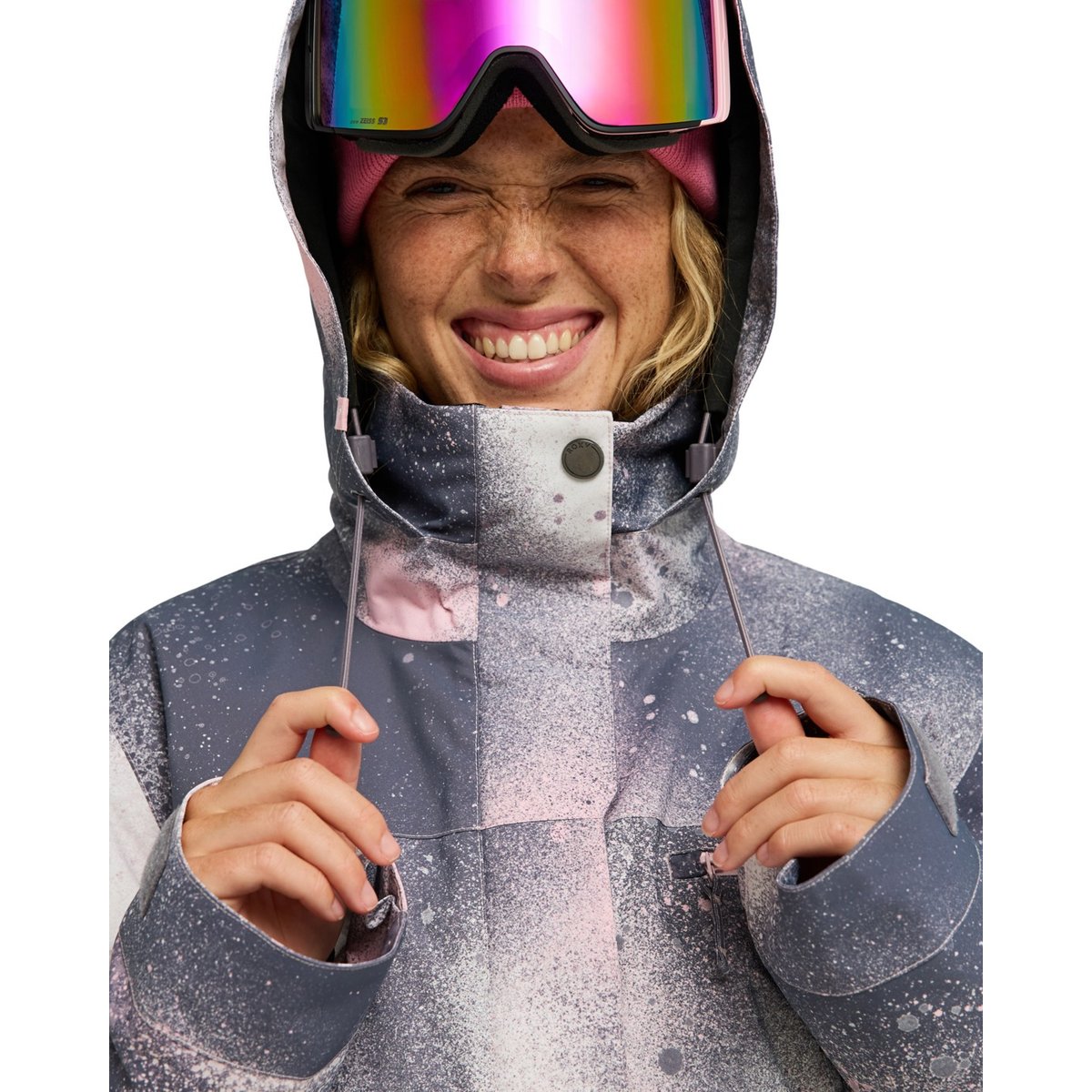 Veste de snow technique BRYLEE. gris shark frostbite, ROXY