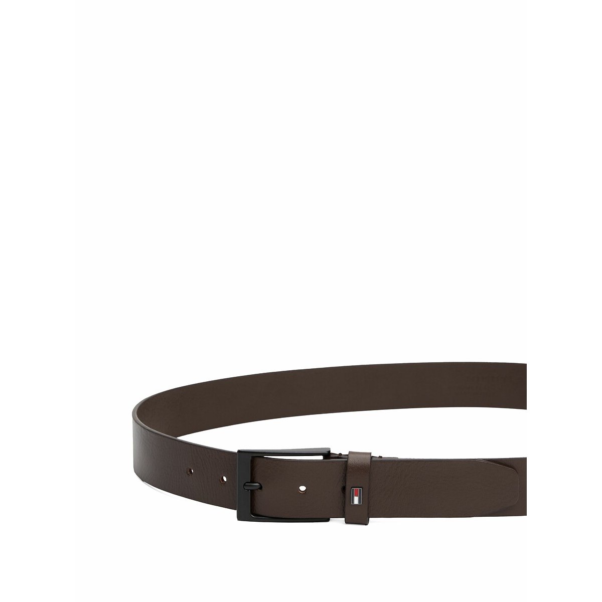 Cinto em pele Layton, 3,5cm castanho escuro, TOMMY HILFIGER