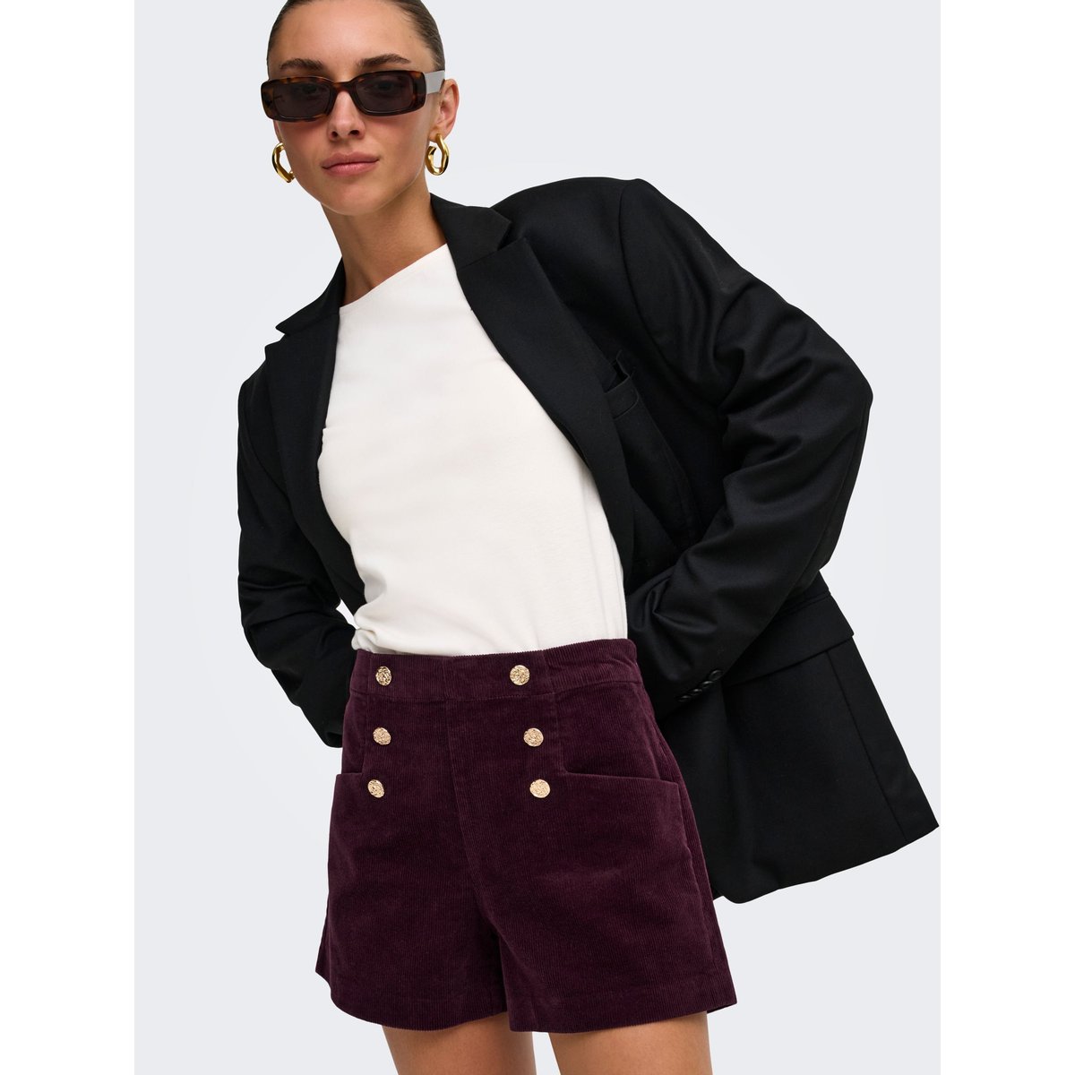 Short violette - fig 1, ONLY