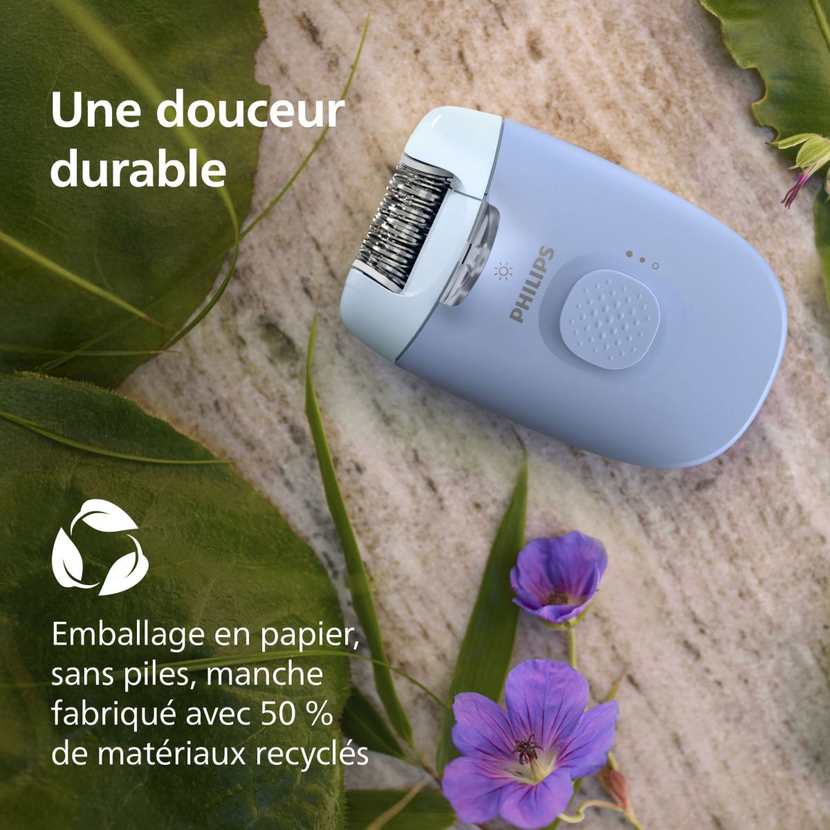 Epilateur électrique BRE247/00 couleur unique, PHILIPS