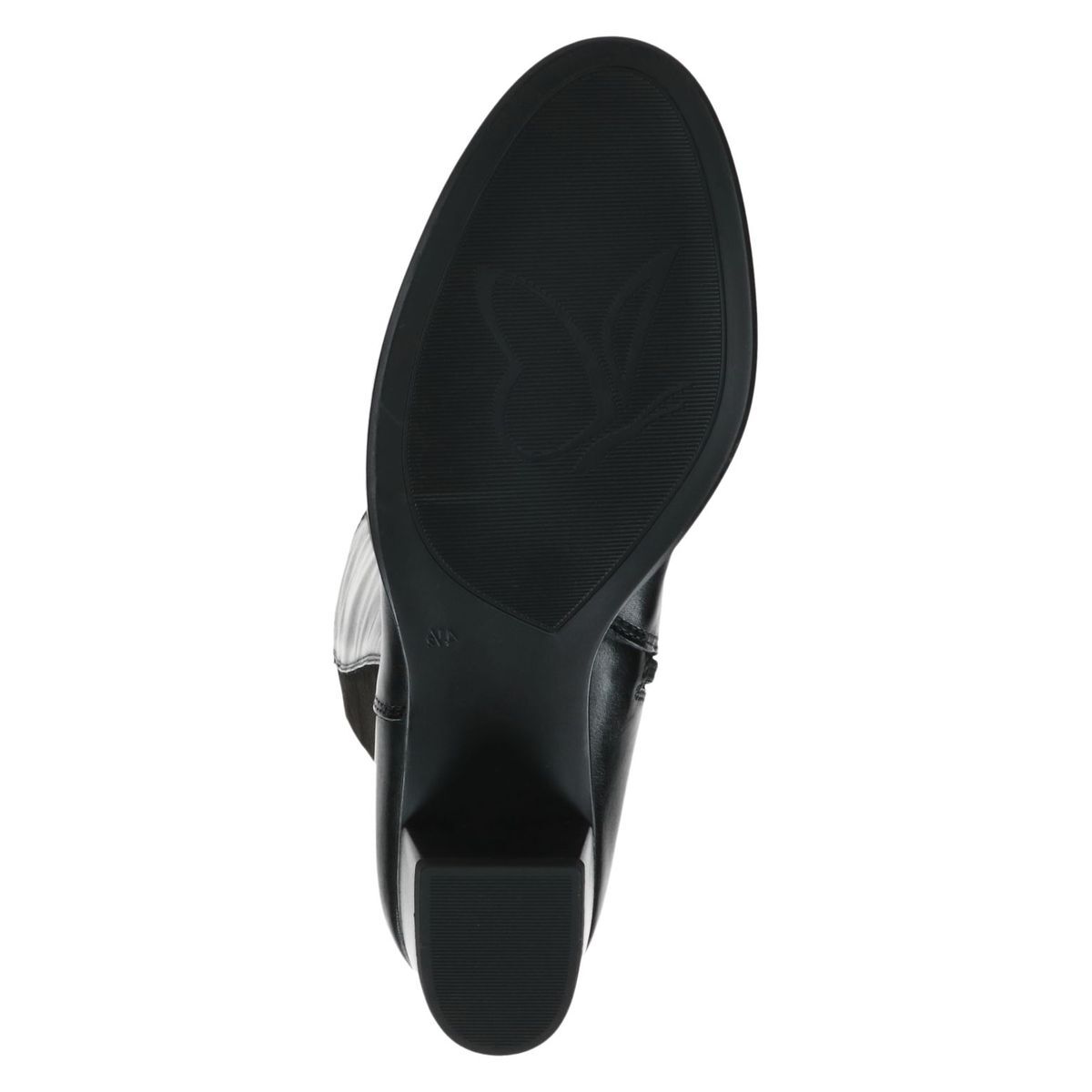 Bottes en cuir noir zèbre, CAPRICE