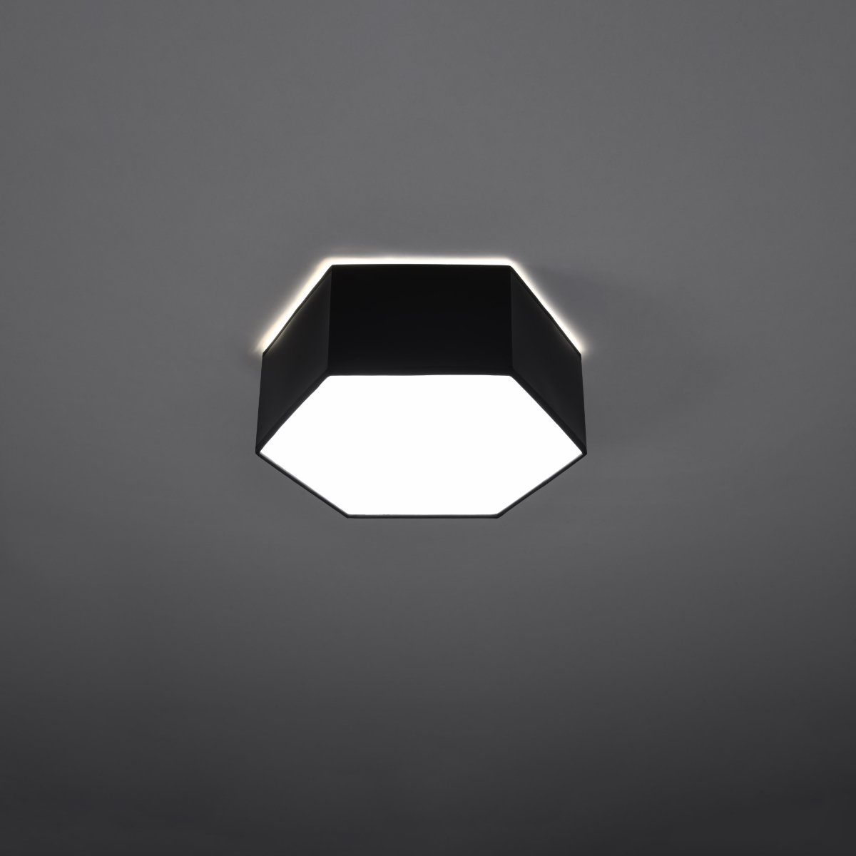 Plafonnier PVC Noir E27 2 Sunde 11 noir, EDEN