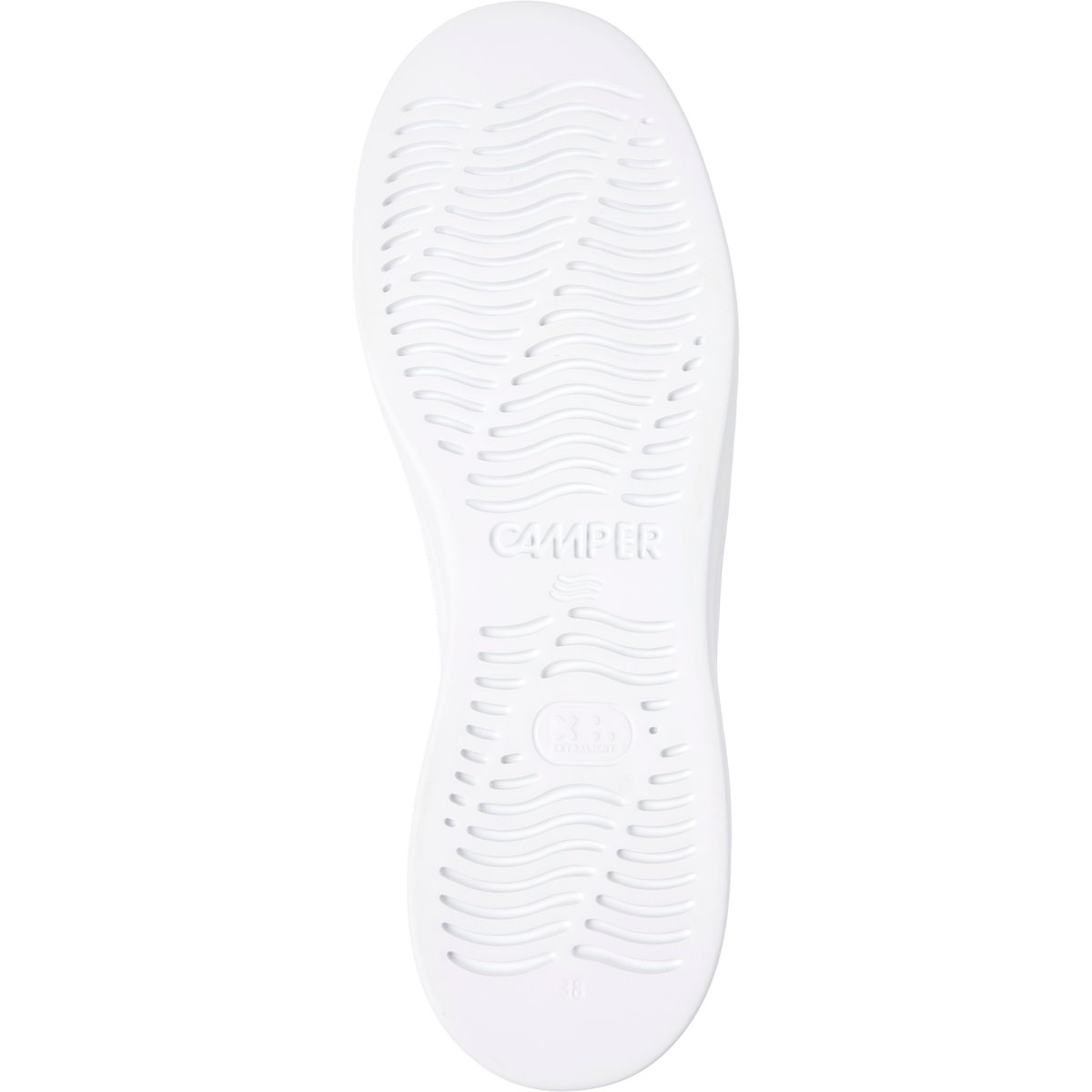 Baskets Runner Up cuir bleu pastel, CAMPER