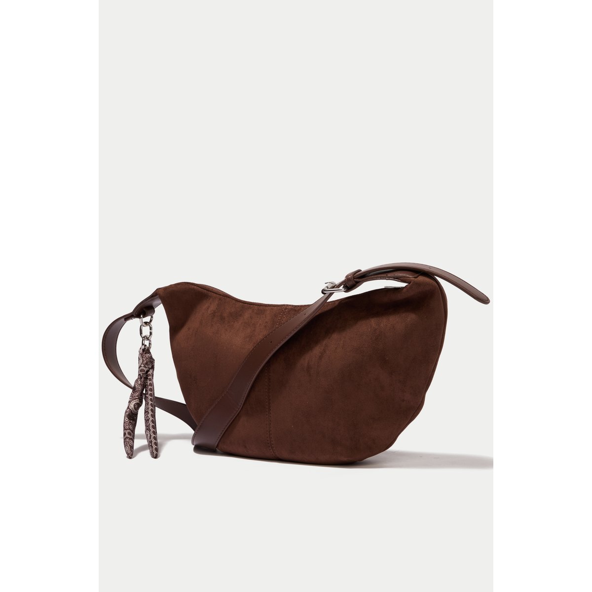 Sac banane aspect daim marron foncé, CACHE CACHE