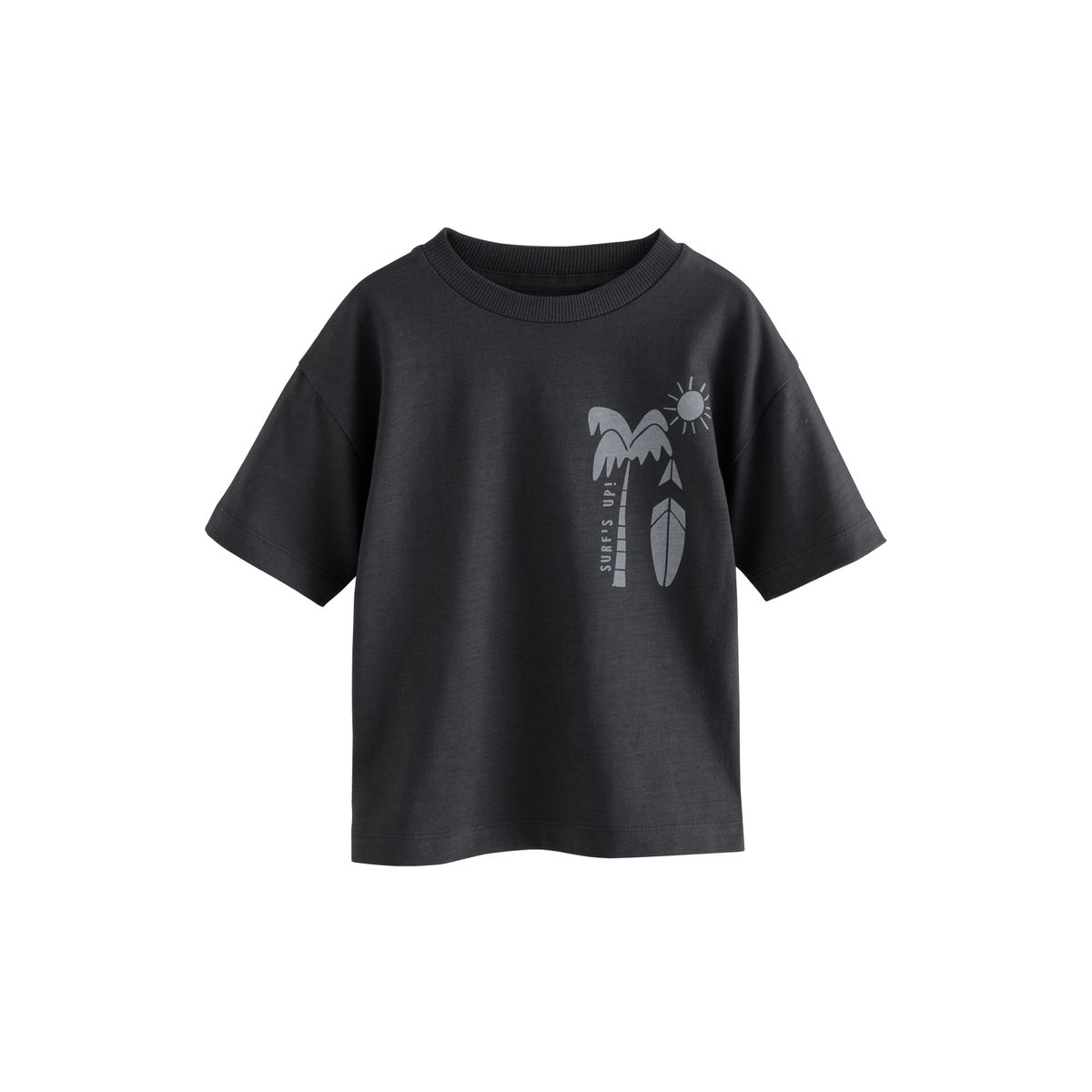 T-shirt à manches courtes, lot de 3 mono/vert kaki, NEXT