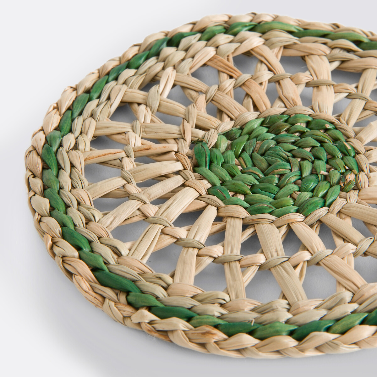 Lote de 4 posavasos de herbario, Jakar natural/verde, LA REDOUTE INTERIEURS