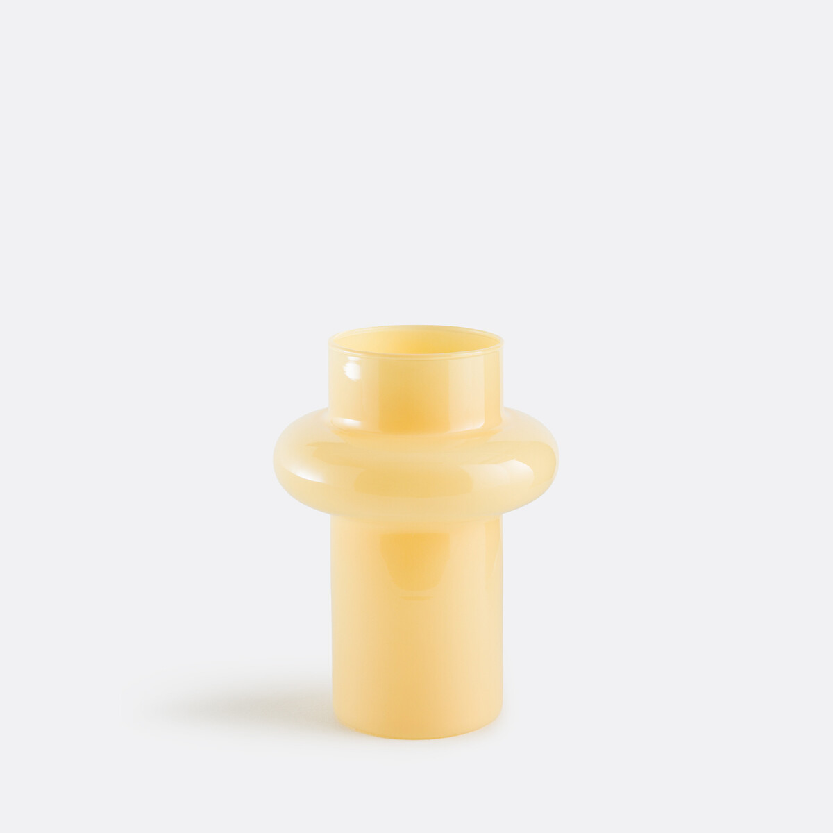 Vase en verre coloré, hauteur 20 cm, ORLYA jaune, LA REDOUTE INTERIEURS