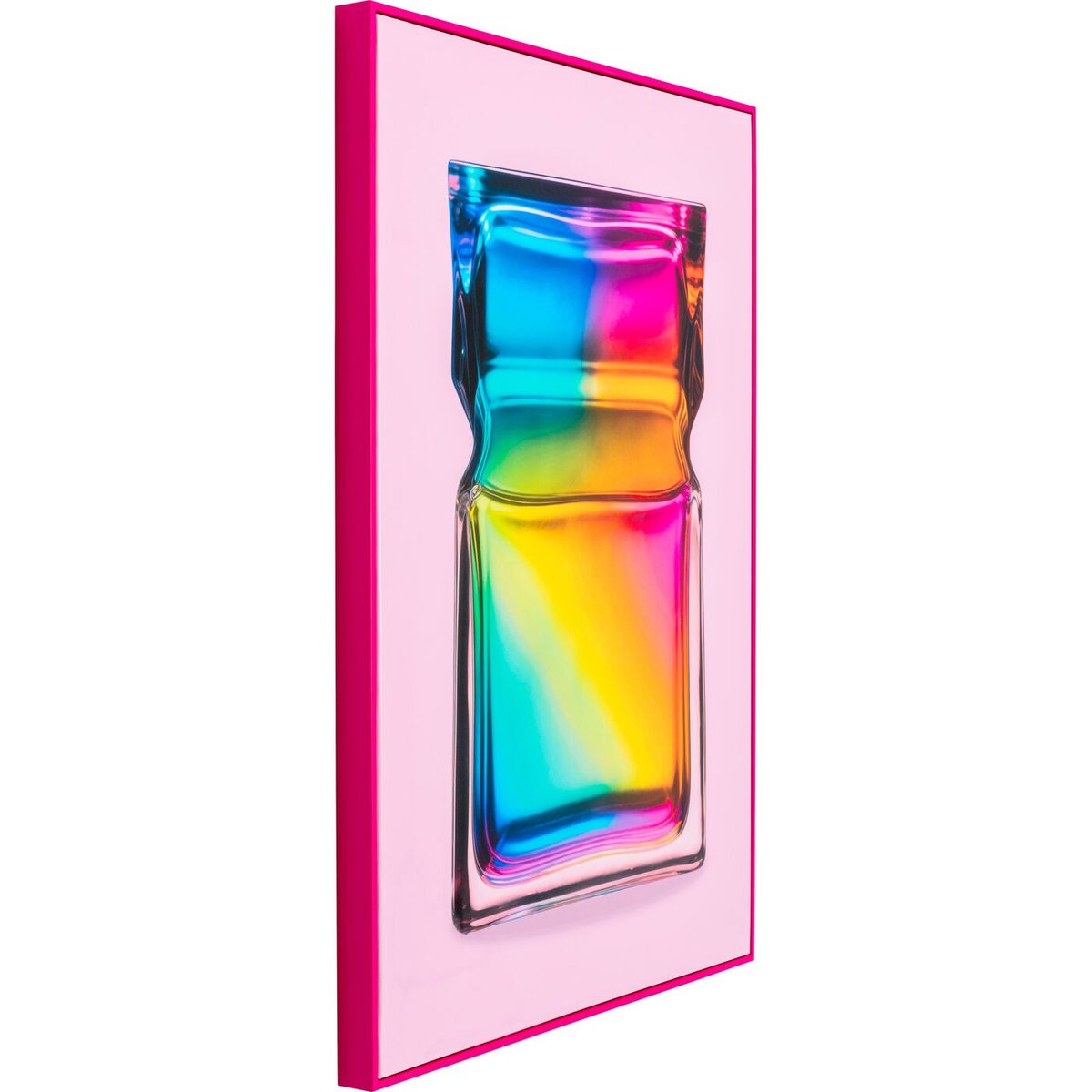 Tableau flacon arc-en-ciel rose, KARE DESIGN