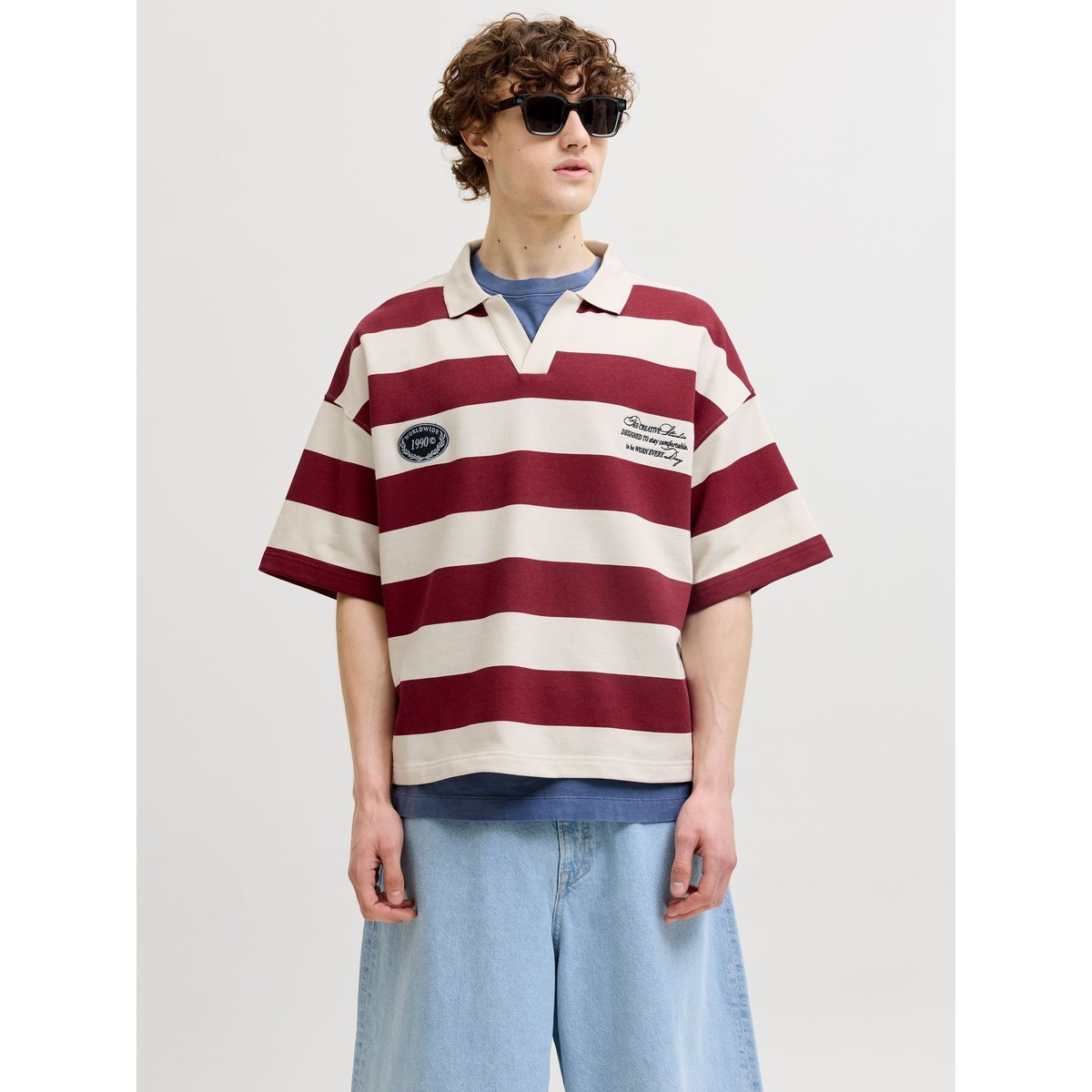 Sweat-Shirt tibetan red, JACK & JONES