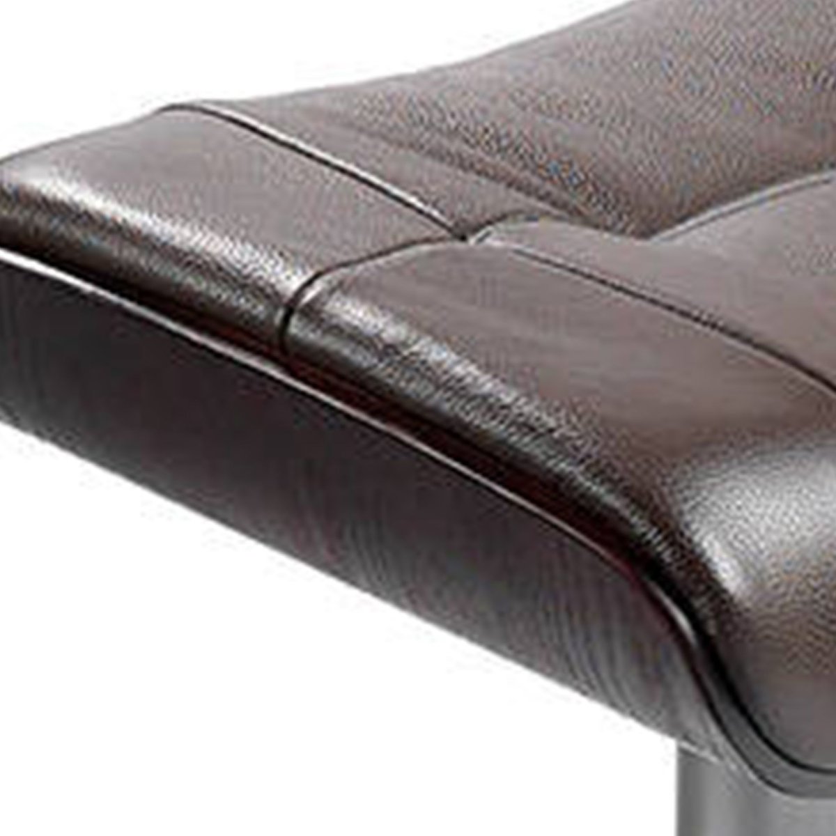 Repose pieds en cuir marron | noyer | gris foncé, ANGEL CERDA