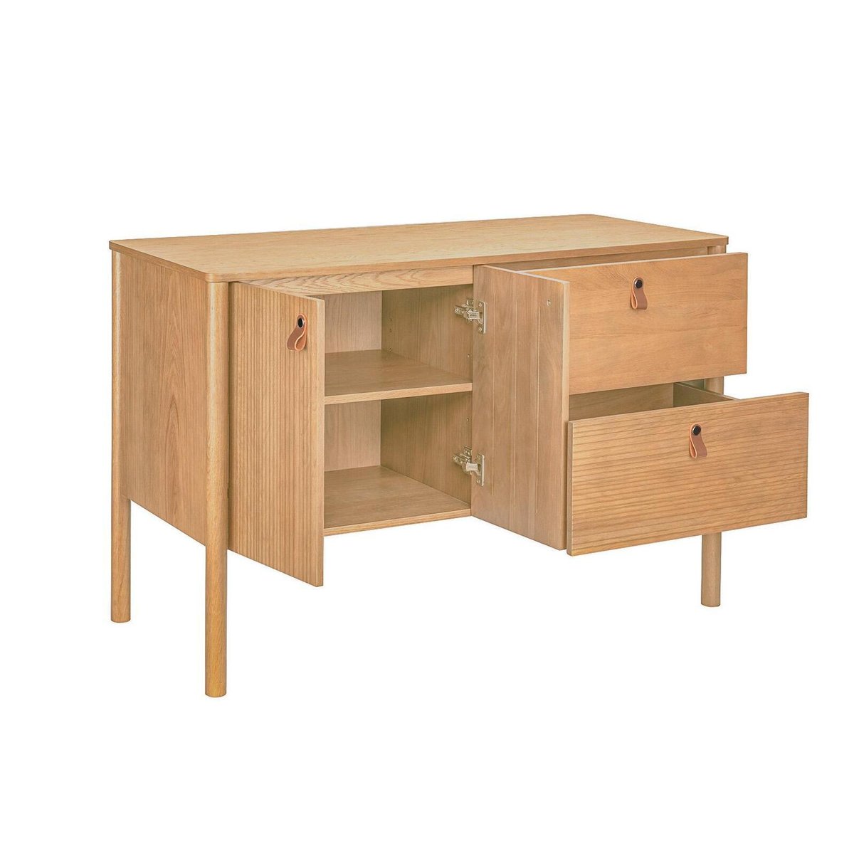 Meuble double vasque 120 cm avec vasques JOY chêne, MOB IN