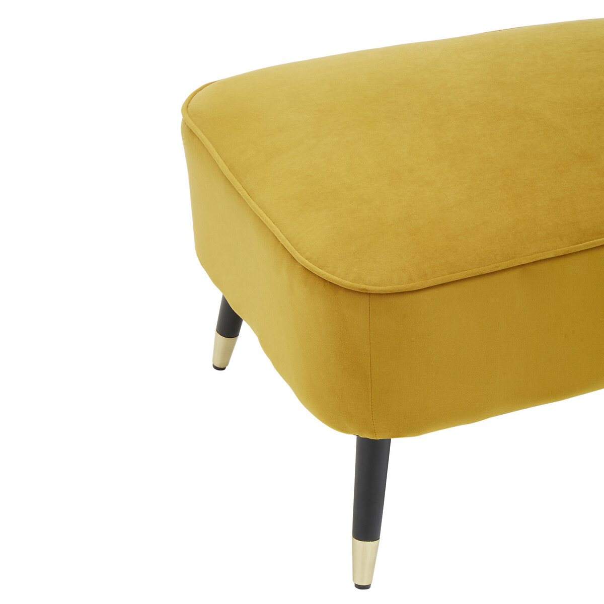 Lillian Velvet Chaise Longue mustard, SO'HOME
