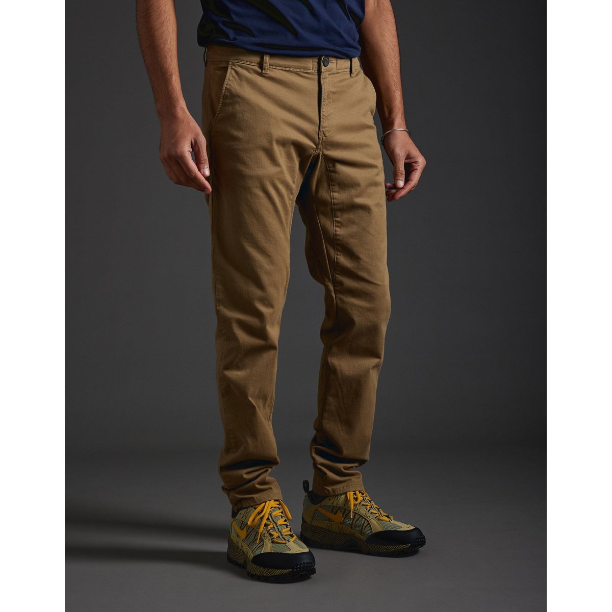 PANTALON CHINO TAUPE marron, PULLIN