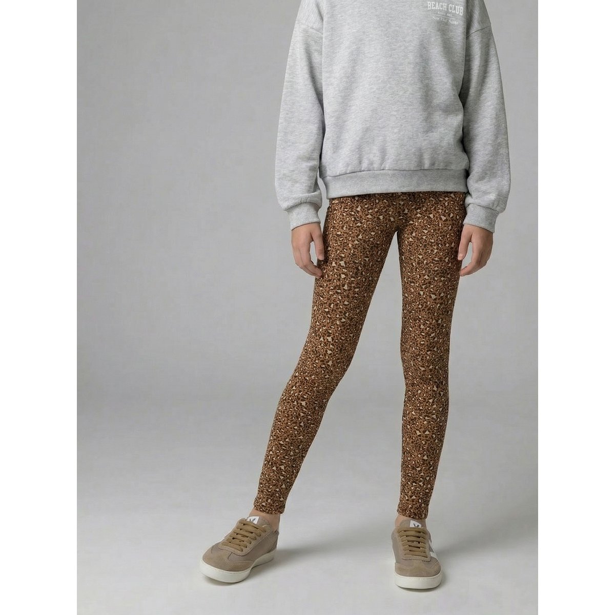 Legging long imprimé marron, JONEN