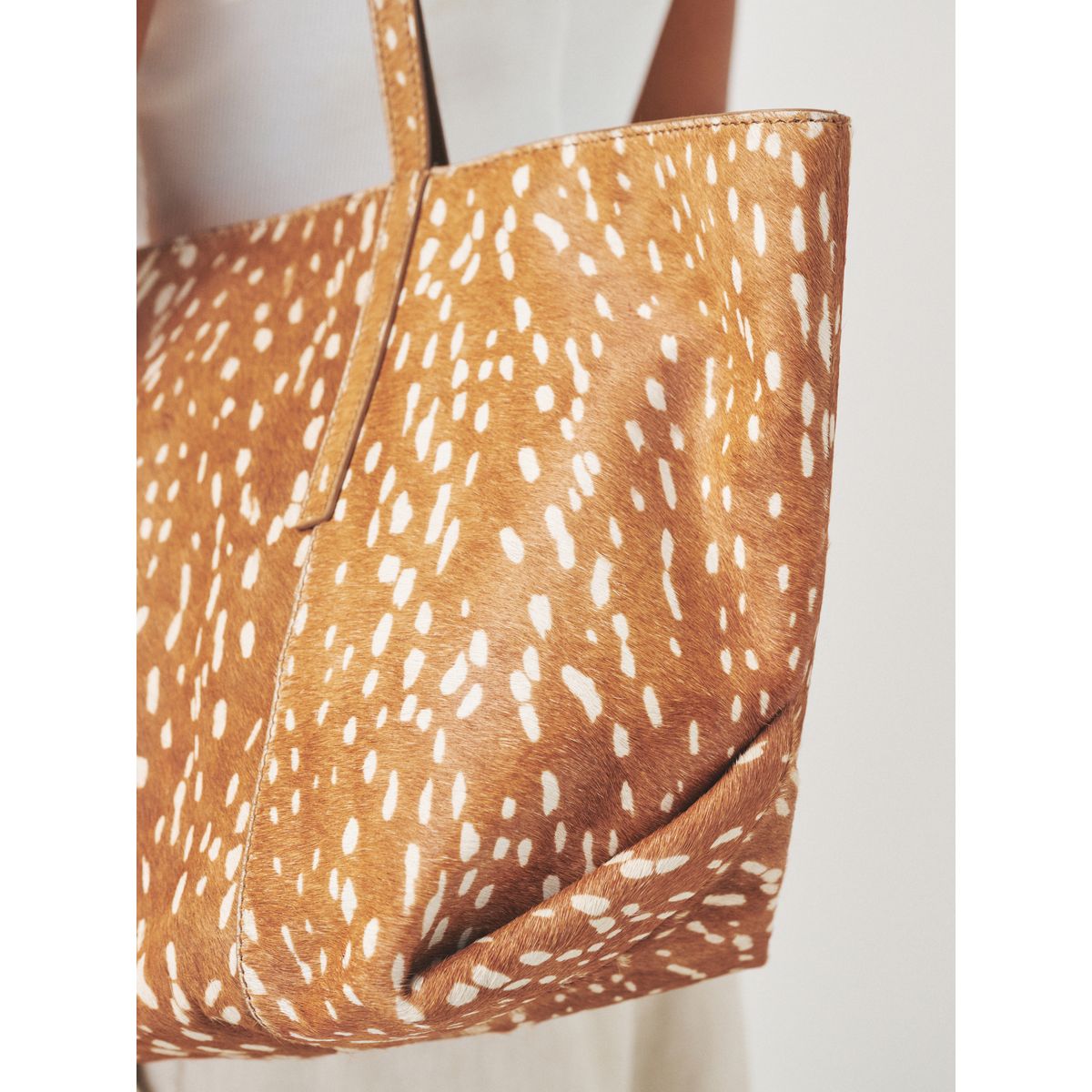 Sac bandoulière cerf en cuir n. premium animal, NEXT