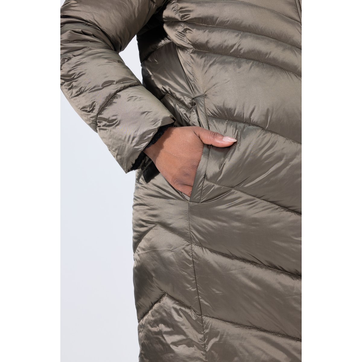 Manteau matelassé HYPAR, effet métallisé or, ULLA POPKEN