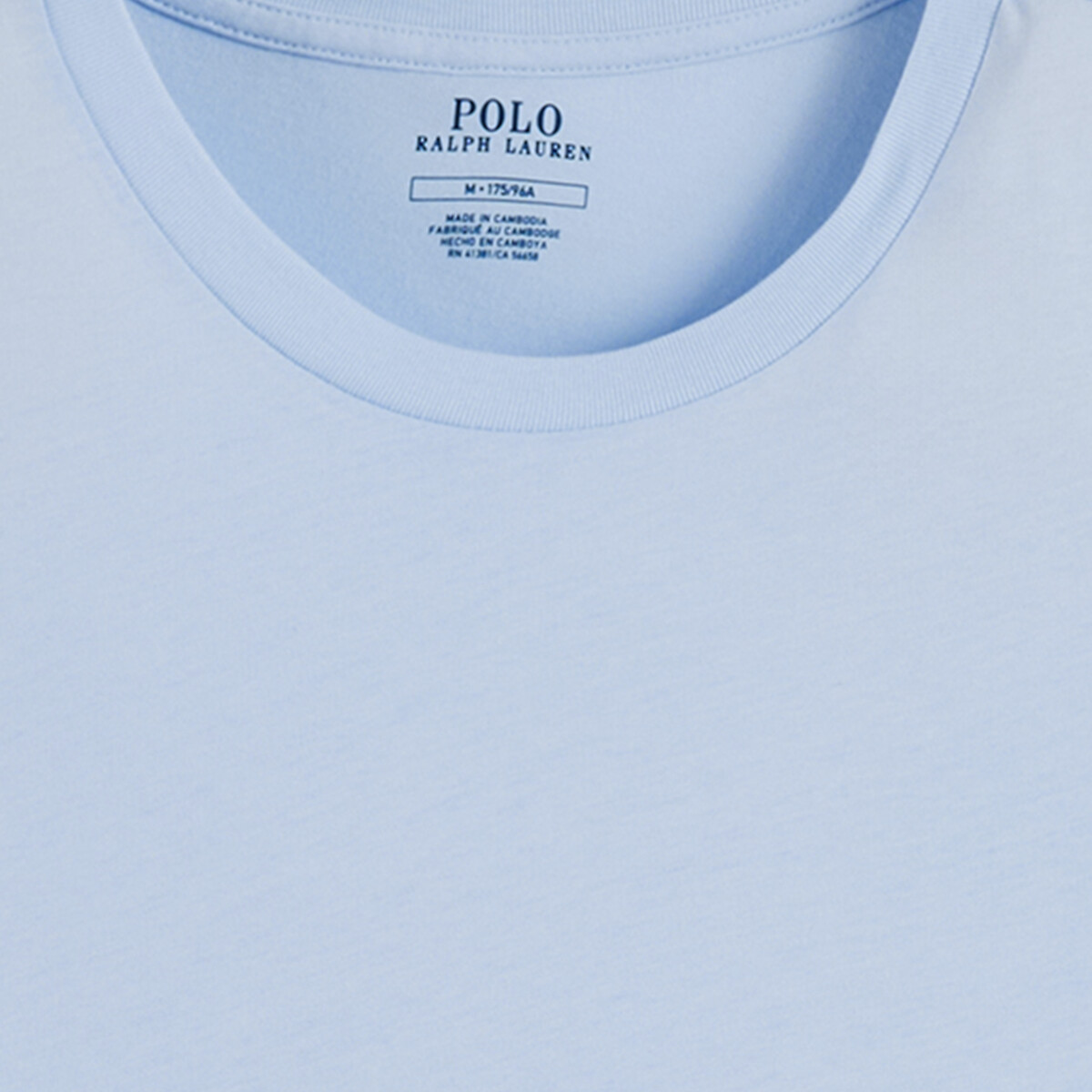 Pack of 3 T-Shirts with Crew Neck navy+white+sky blue, POLO RALPH LAUREN