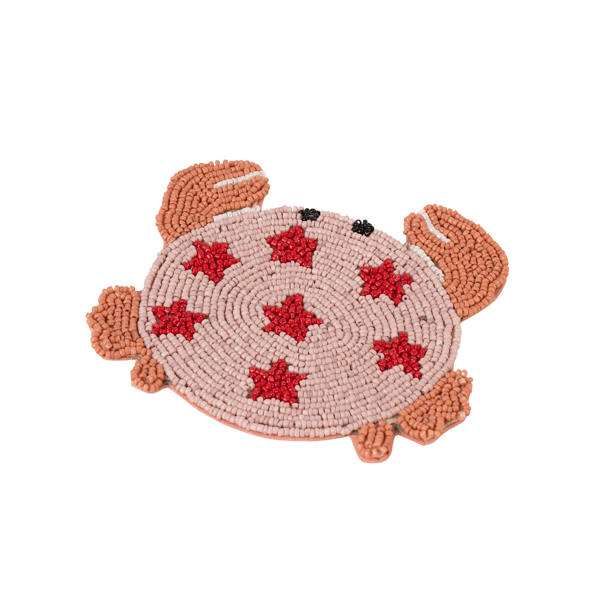 Set of 4 'Uner The Sea' Beaded Animal Coasters multi-coloured, YVONNE ELLEN
