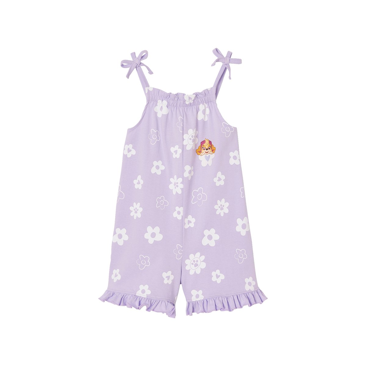 Combishort Pat Patrouille® Stella imprimé fleurs lilas, VERTBAUDET