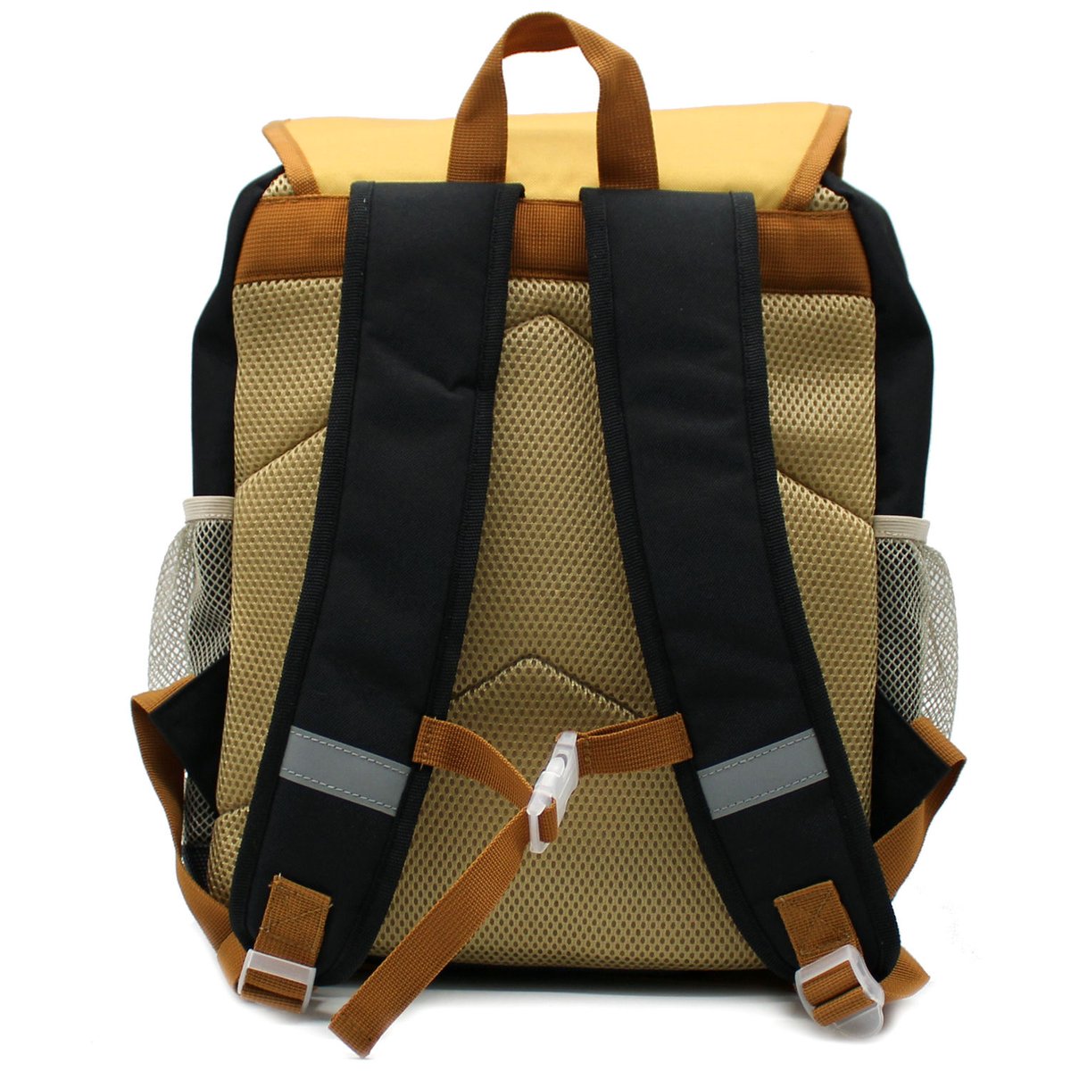 Sac à dos enfant marron, noir, LES DEGLINGOS