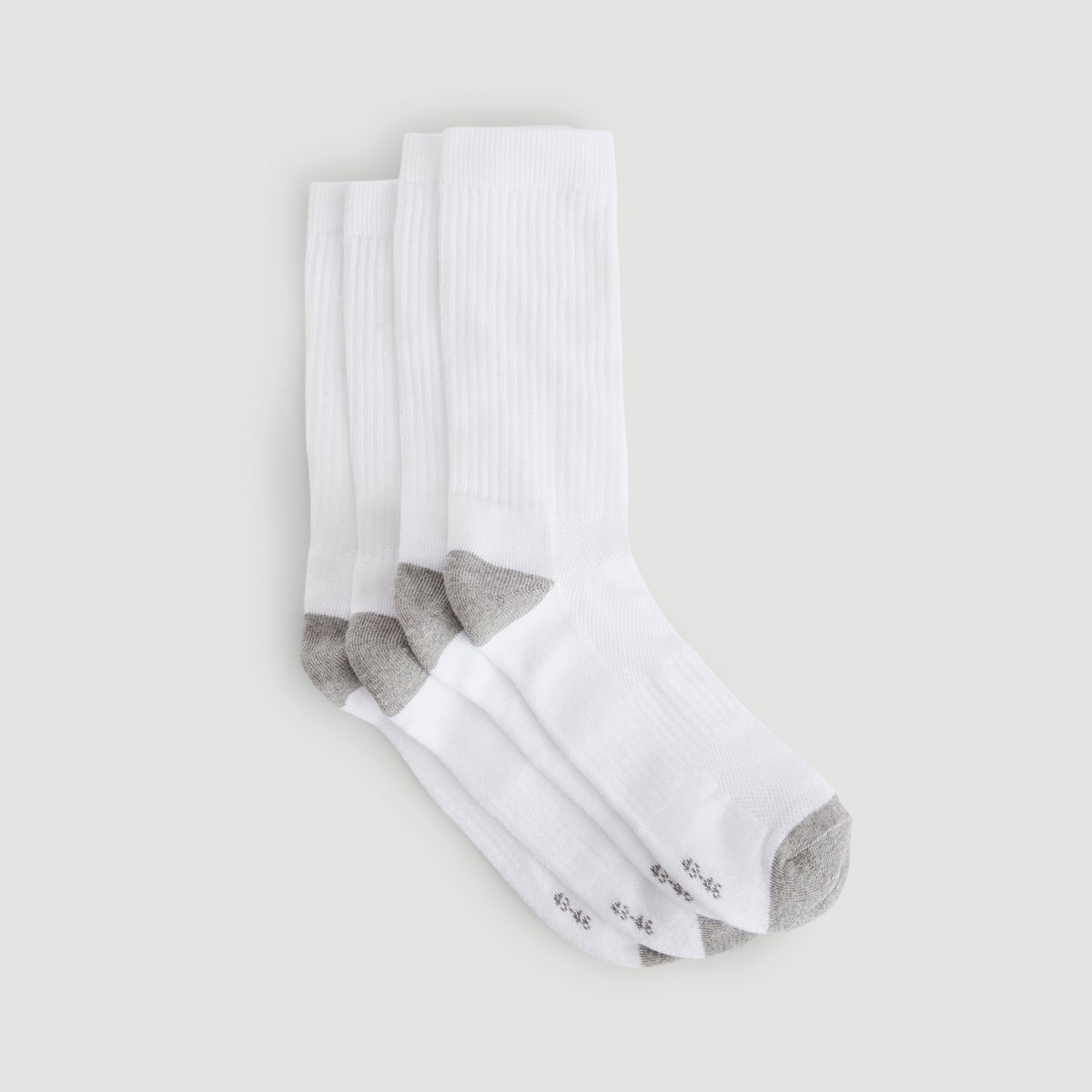 Lot de 2 paires de chaussettes blanc, MONOPRIX