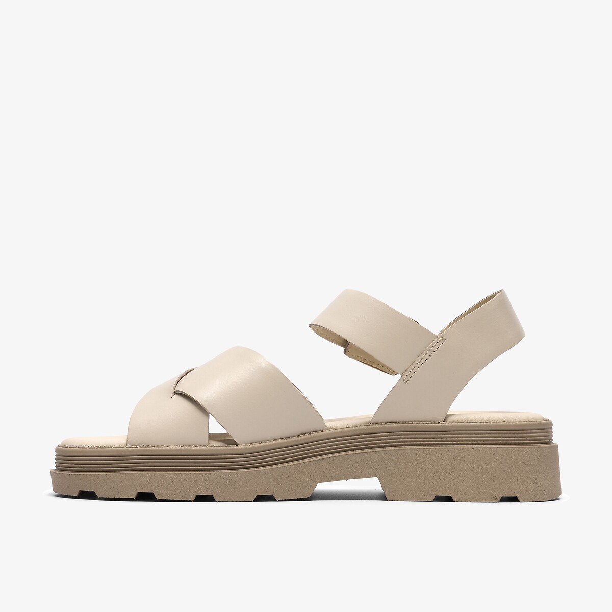 Sandales en cuir Orinoco3 Cross crème, CLARKS