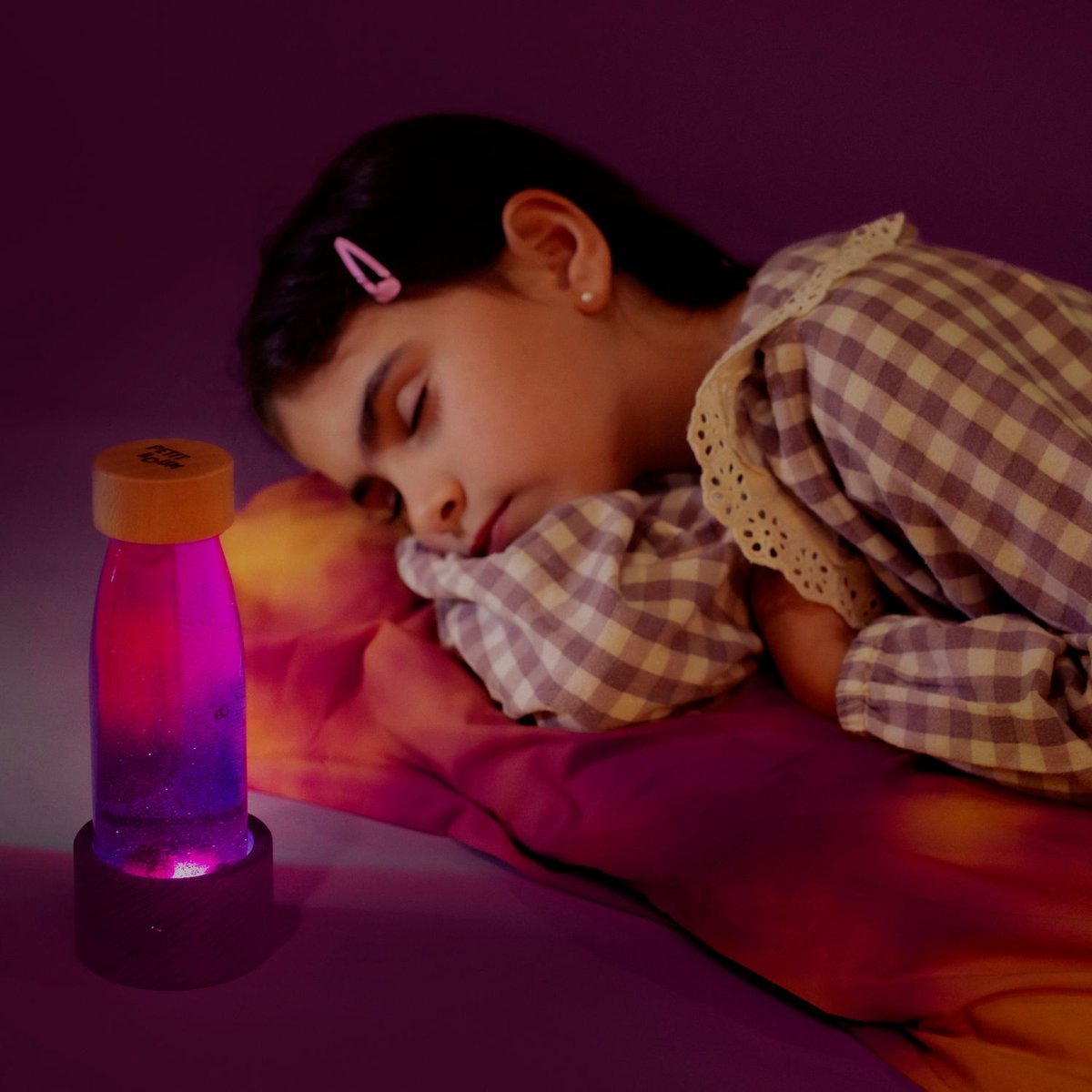 Magic lamp pour bouteille sensorielle marron, PETIT BOUM
