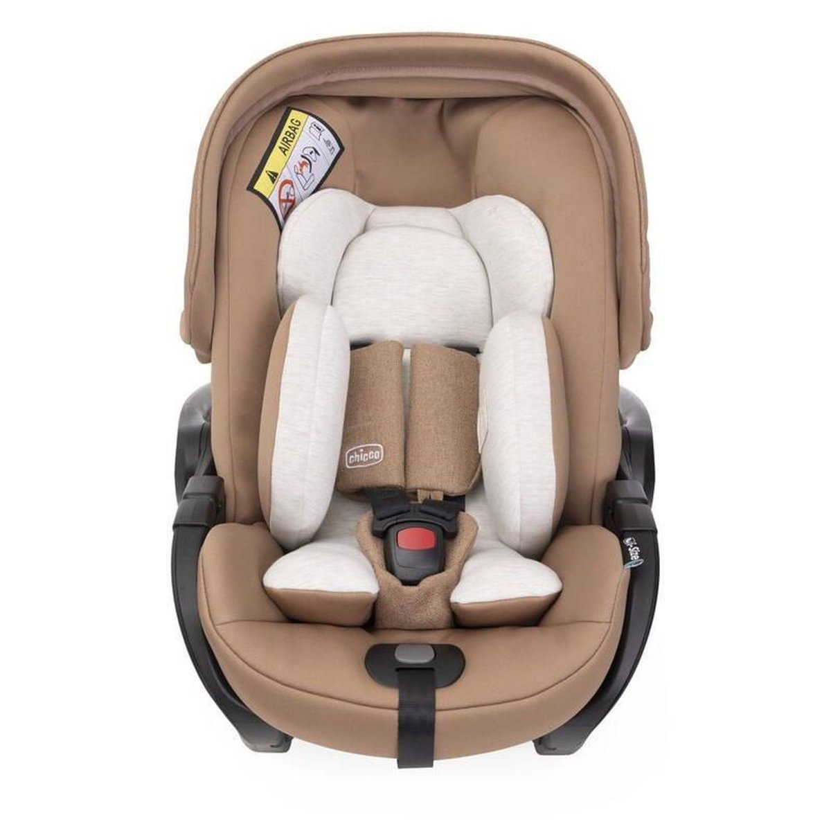 Poussette duo Bellagio 2 + siège auto First Seat Recline i-Size marron, CHICCO