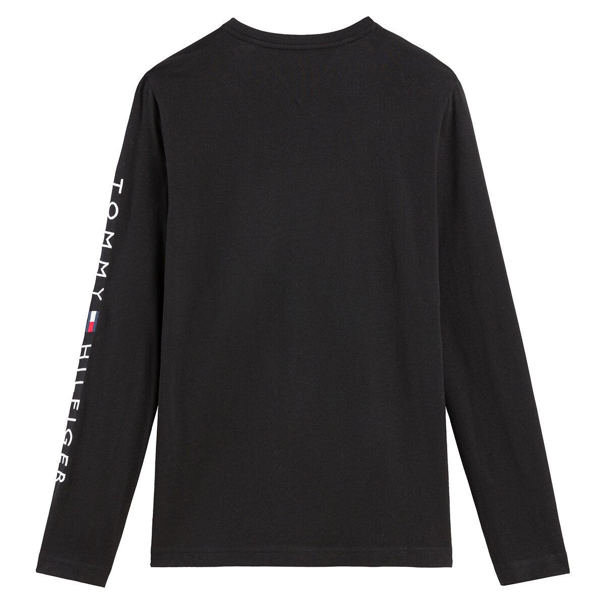 T-shirt manches longues Tommy Logo noir, TOMMY HILFIGER
